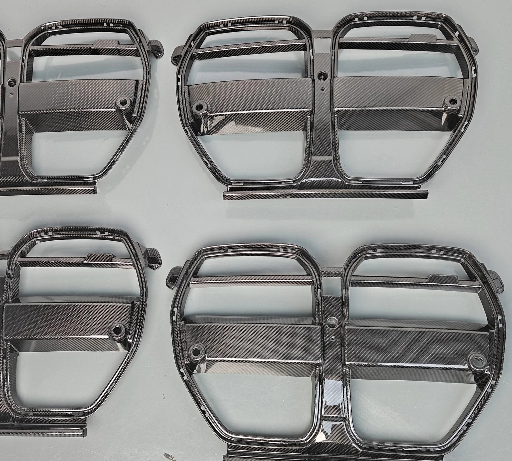 Carbon Fiber Front Grille VR Style V2 replacement set - BMW G80 M3 & G82 / G83 M4