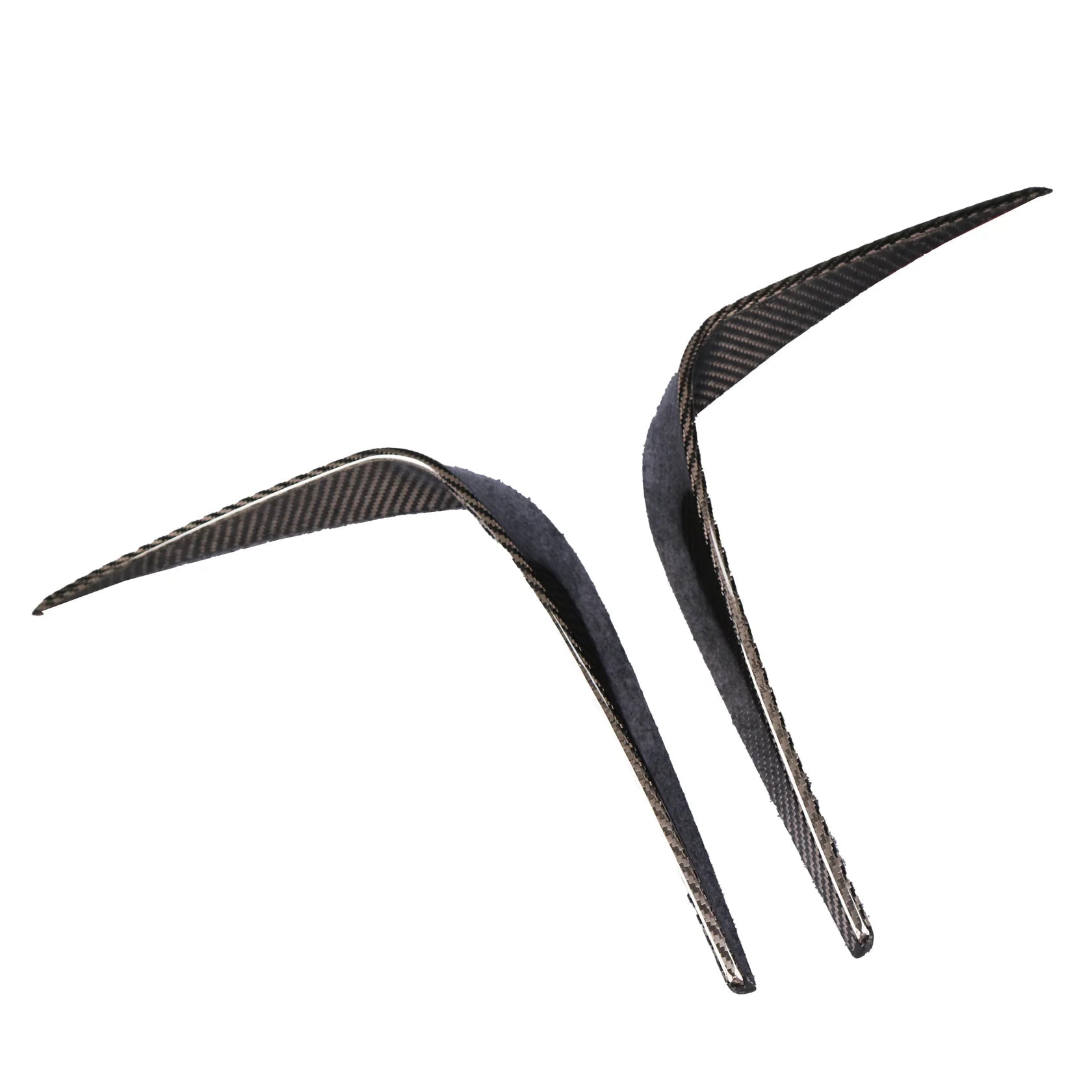 Carbon Fiber Rear Bumper Canard Trim - Bmw G80 M3 / G82 M4