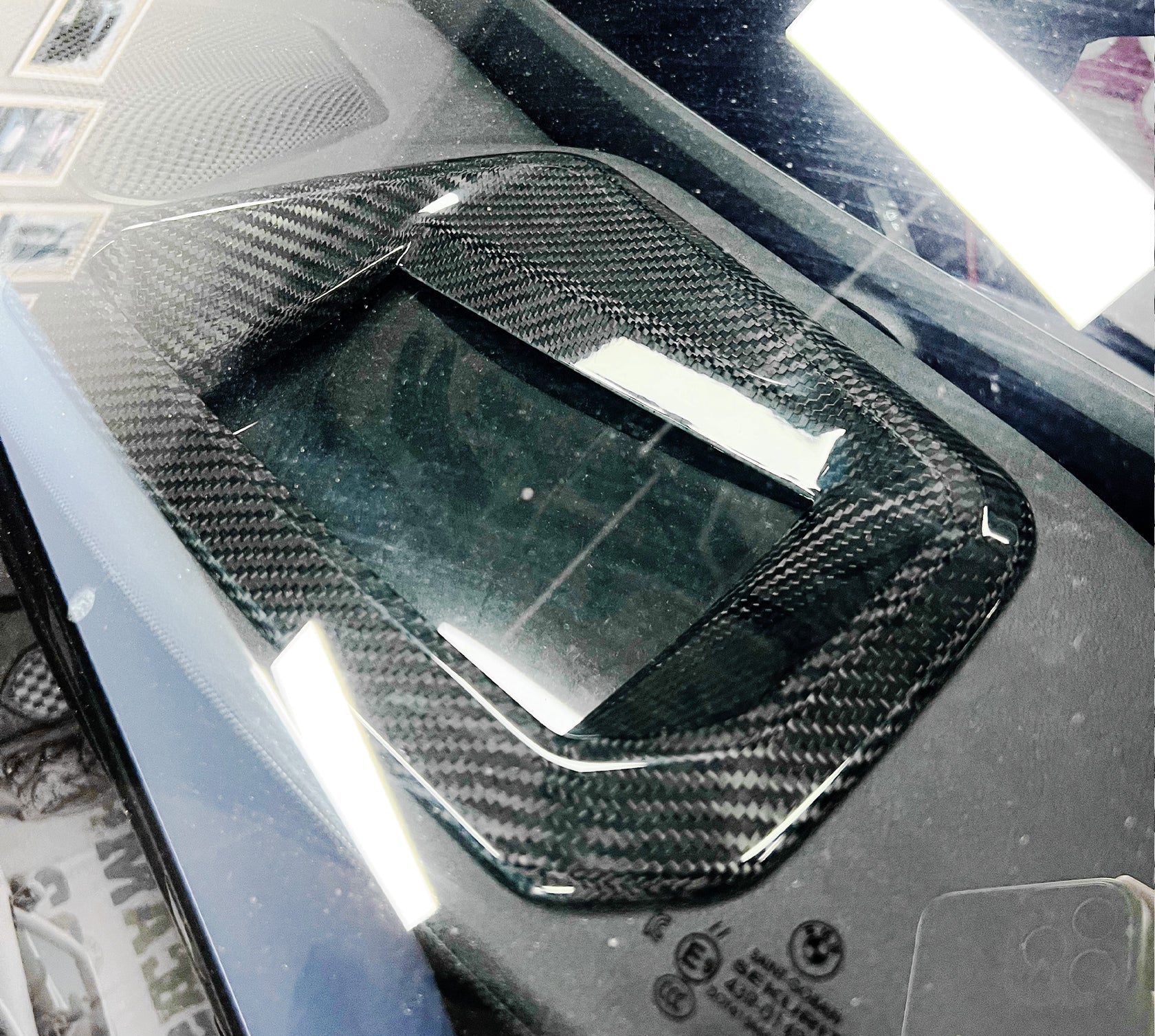 Carbon Fiber Head Up Display Cover Trim - BMW G87