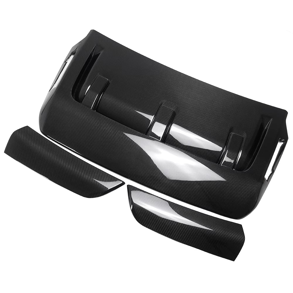 Carbon Fiber Engine Hood Cover Trim - Ford F-150 Raptor 2021-2025