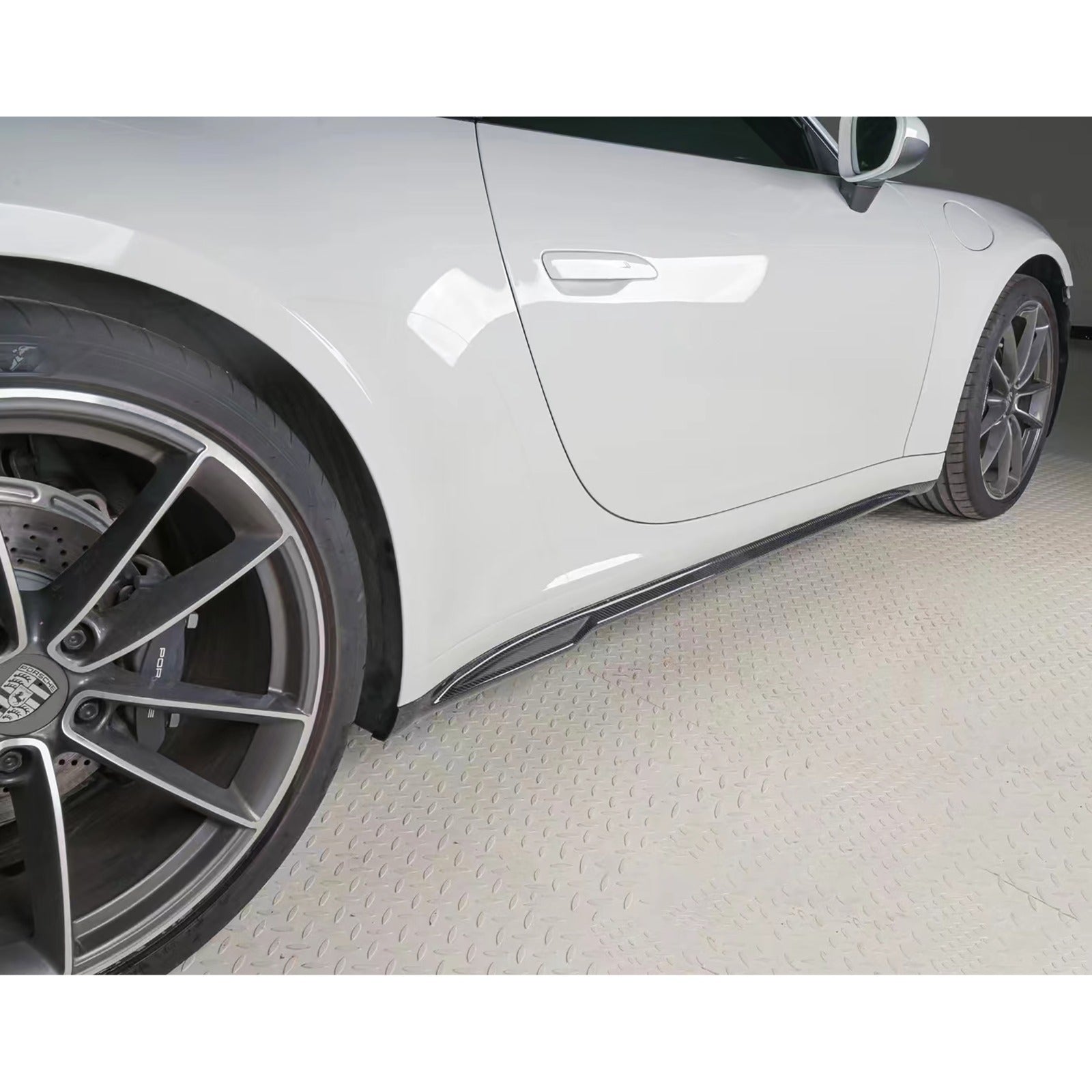 Carbon Fiber Side skirts- Porsche 911 992 Carrera 4 S 4S Coupe