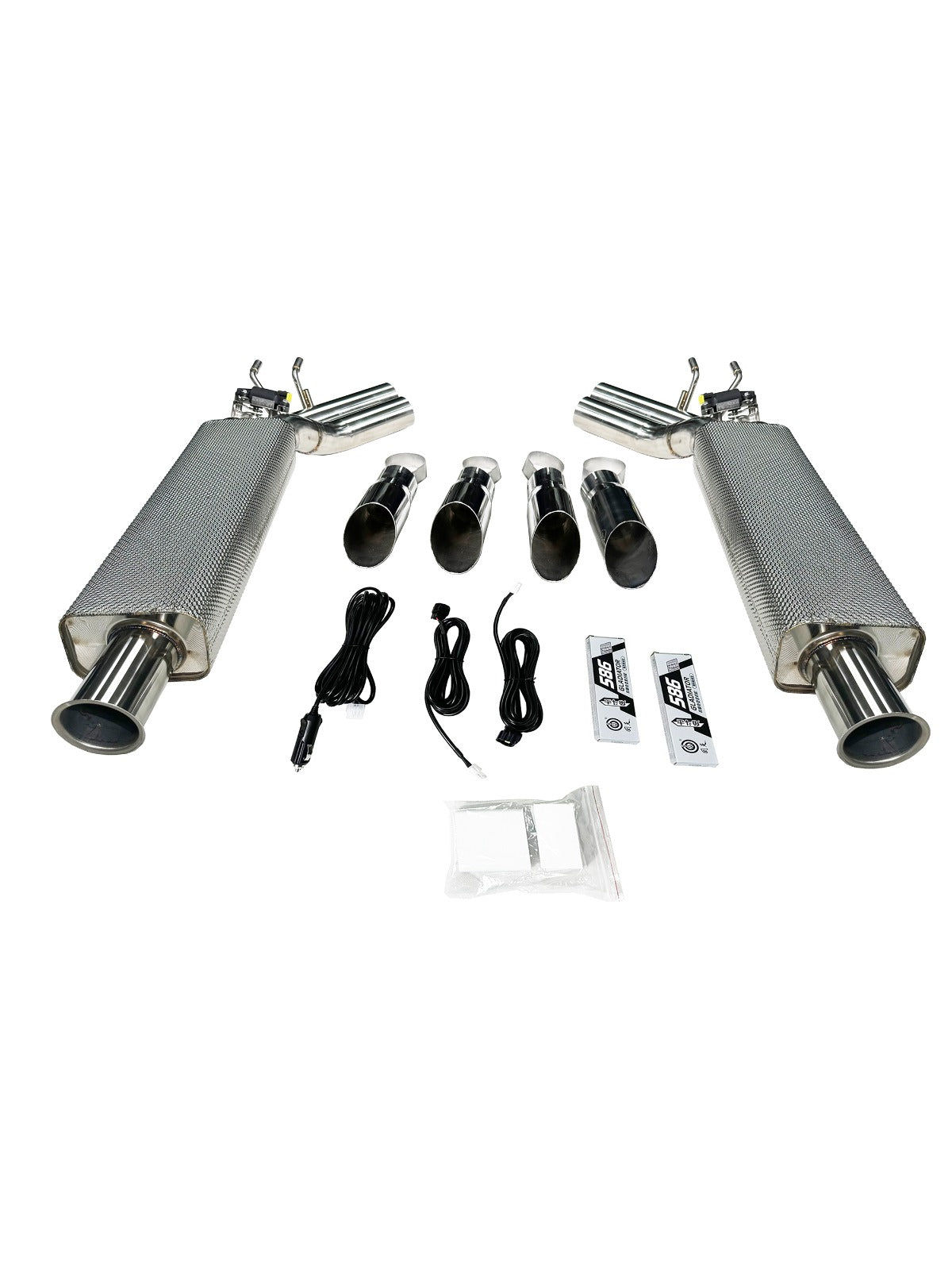 Valved Muffled Axle back Exhaust System - Mercedes Benz G500 G63 W464 18-24