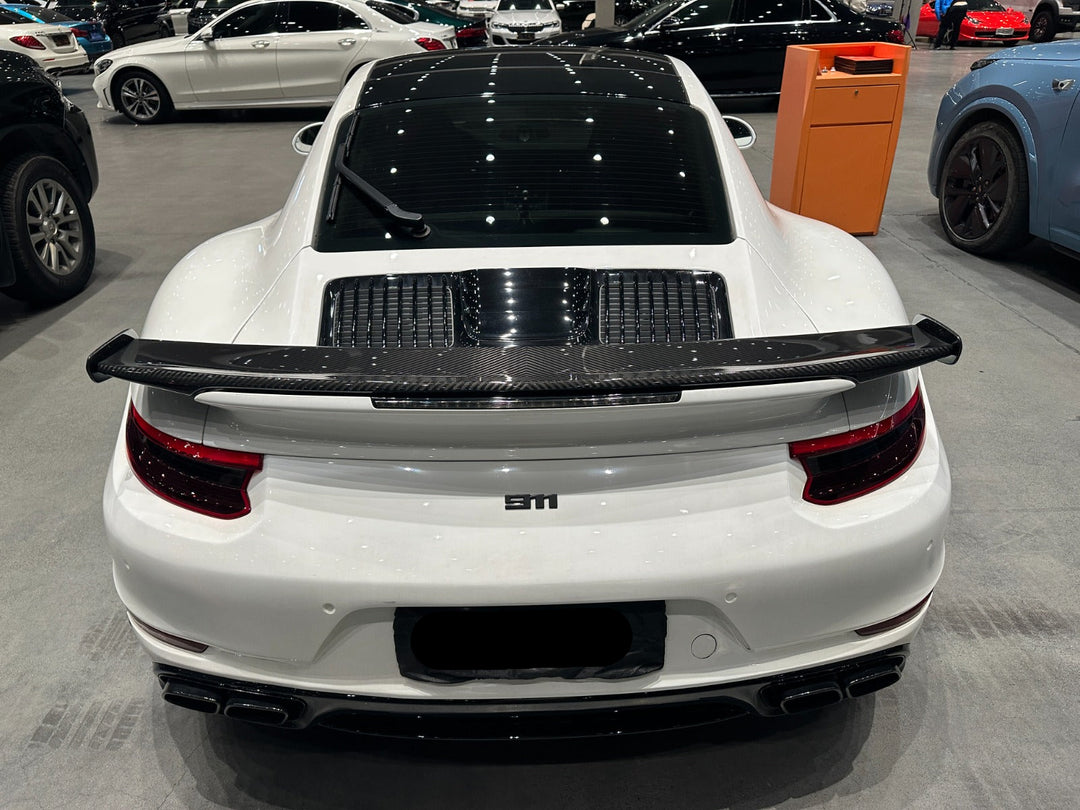 991 Rear Carbon Fiber Rear Wing - Porsche 911 991 Turbo S 2012-2018