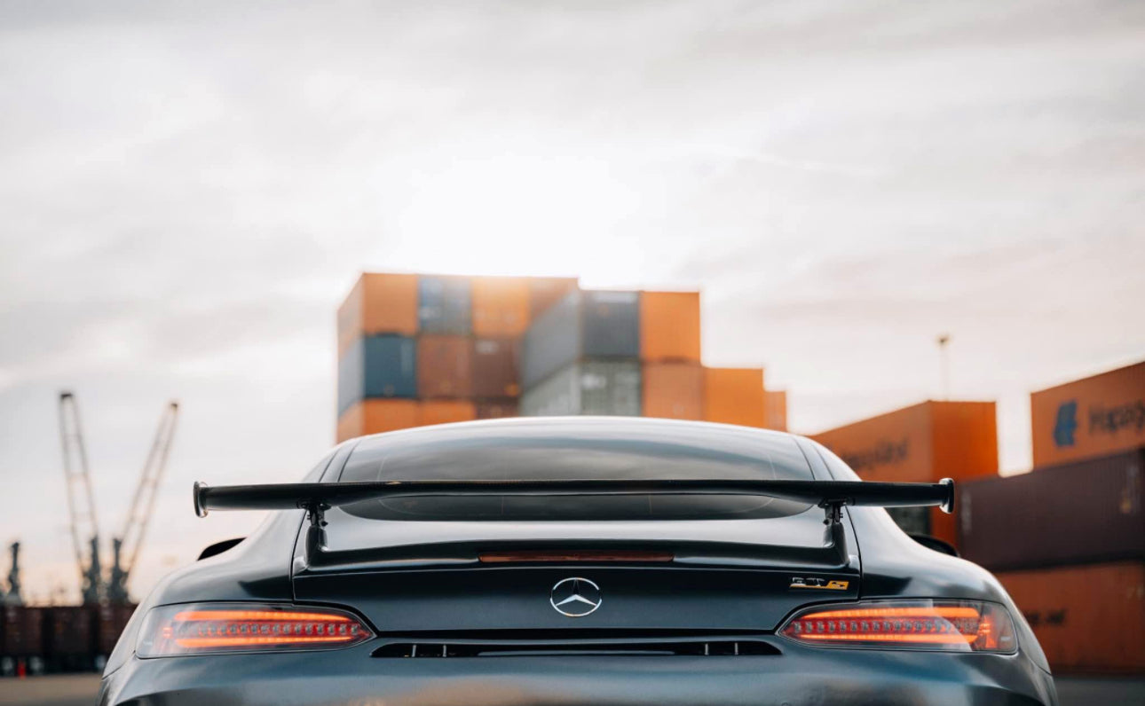 Carbon Fiber GTR Wing W/ Base Panel - Mercedes AMG GT/GTS/GTC/GTR