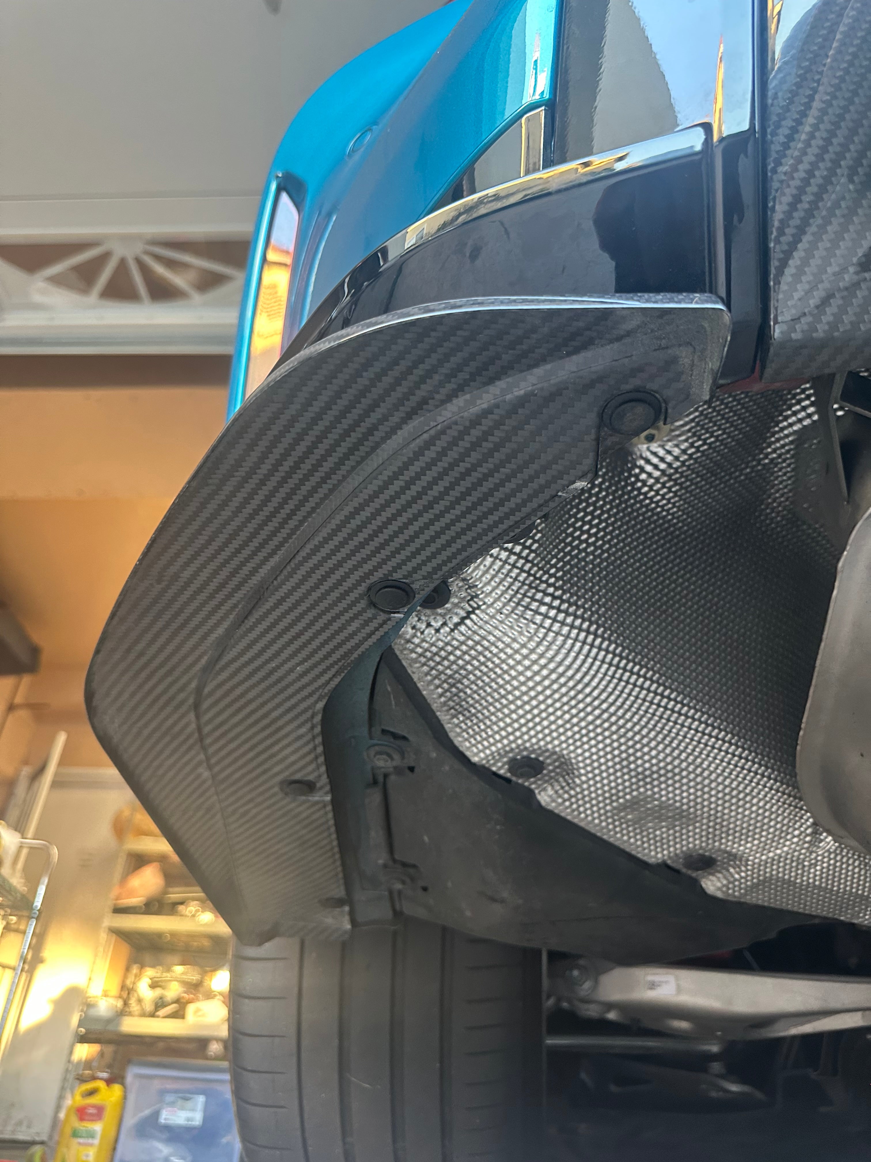 Dry Carbon Fiber Rear bumper Canard Extension - BMW G80 & G81 M3 / G82 & G83