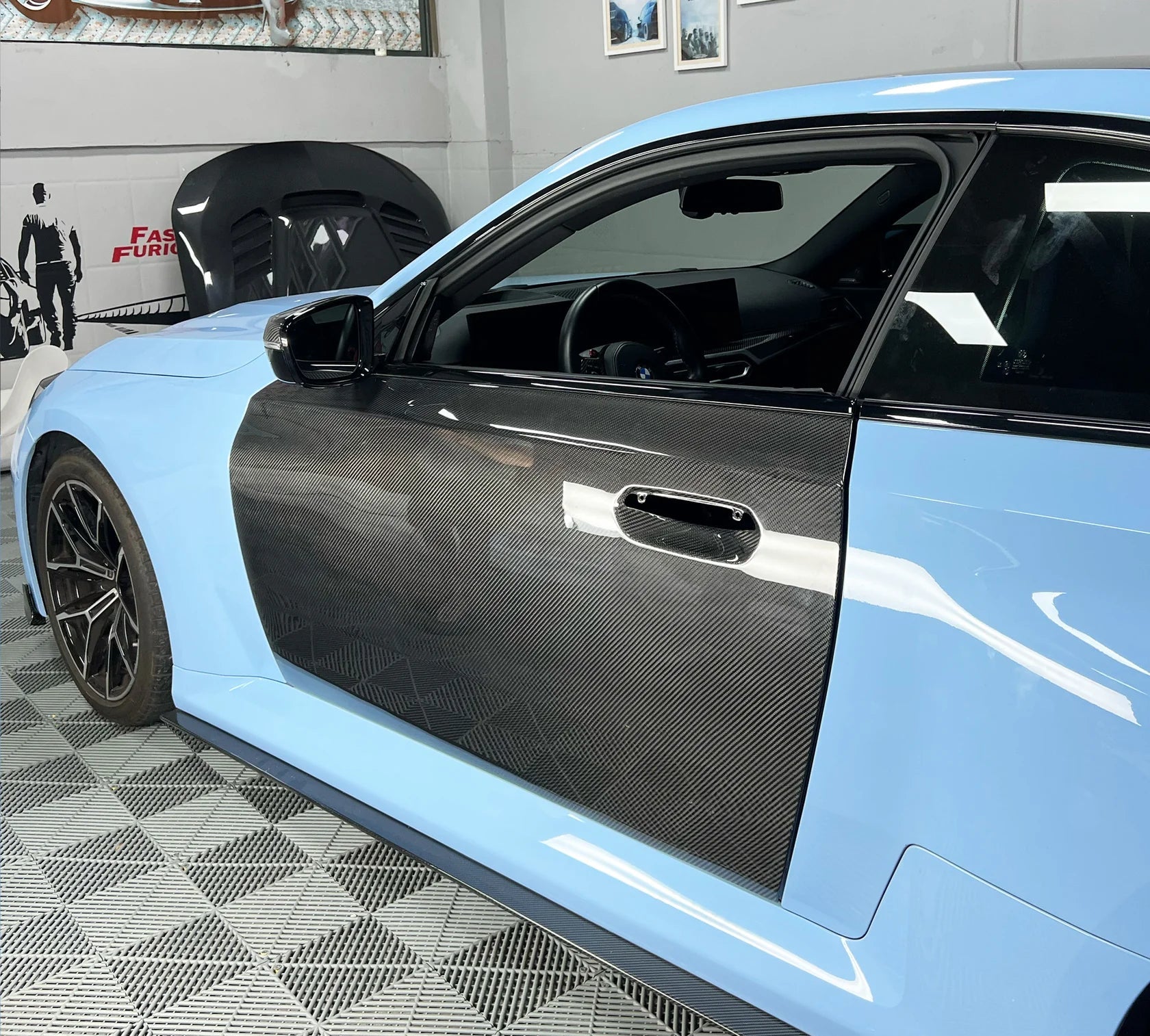 Dry Carbon Fiber Door Panel Replacement- BMW G87 M2 /  G42 M240i