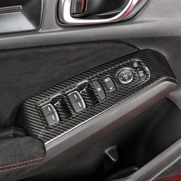 4Pcs For Honda Civic 8th Gen 2006-2011 Real Carbon Fiber Door