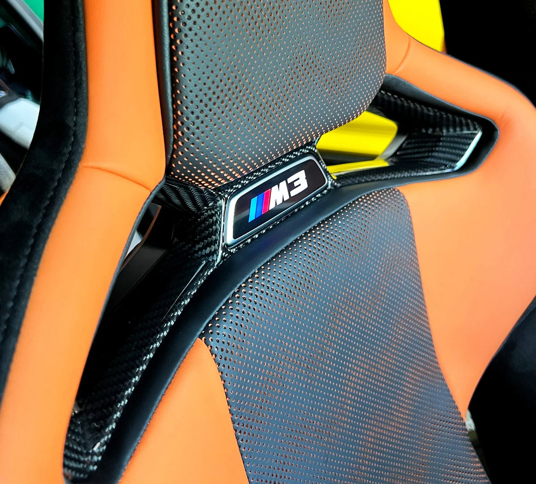 Carbon Fiber Seat Center trim Cover - BMW G80 G81 M3 /G82 G83 M4 /G87 M2
