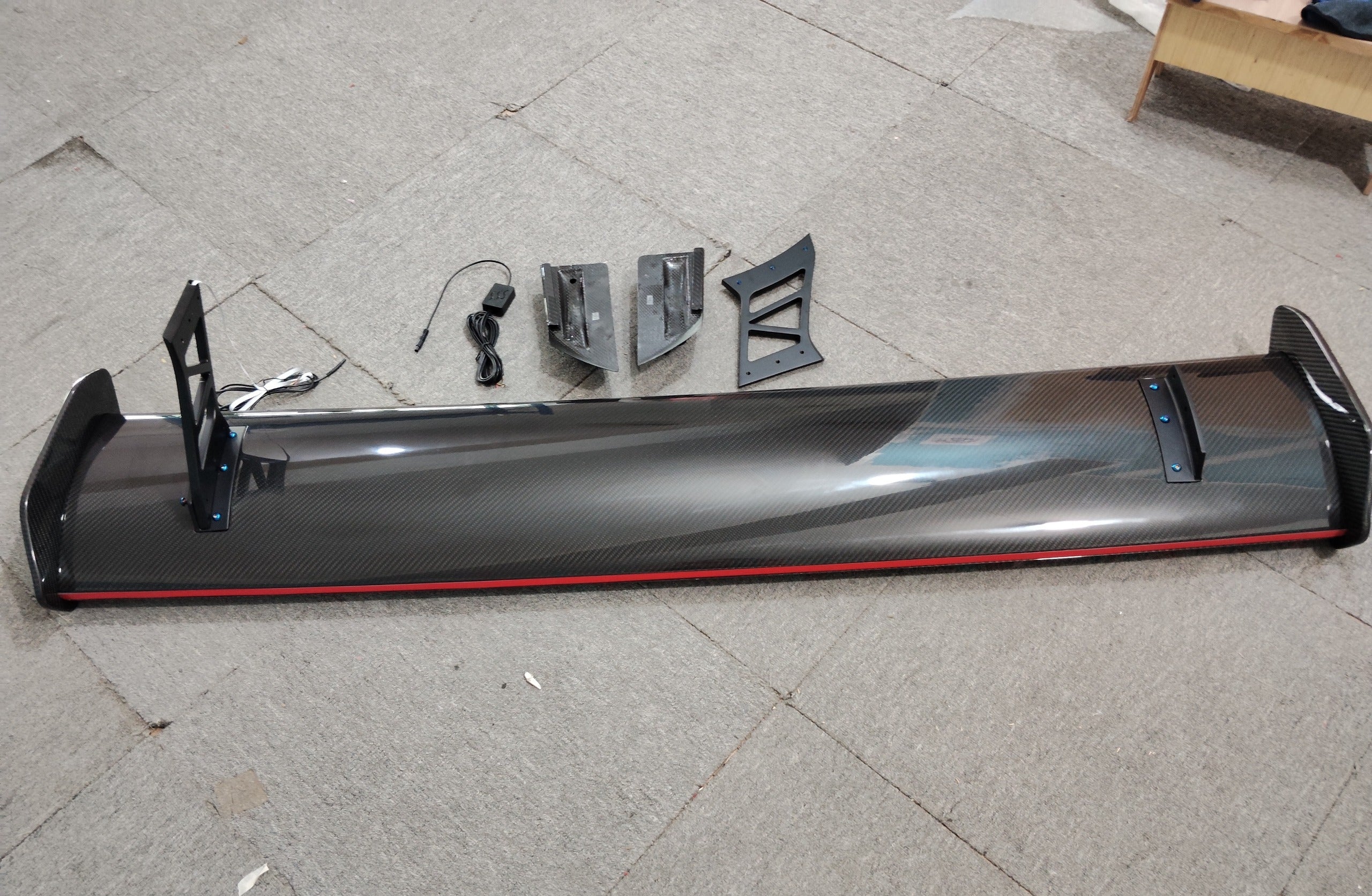Prepreg Carbon Fiber Wing w/ LED - BMW G80 M3 / G82 M4 / G87 M2