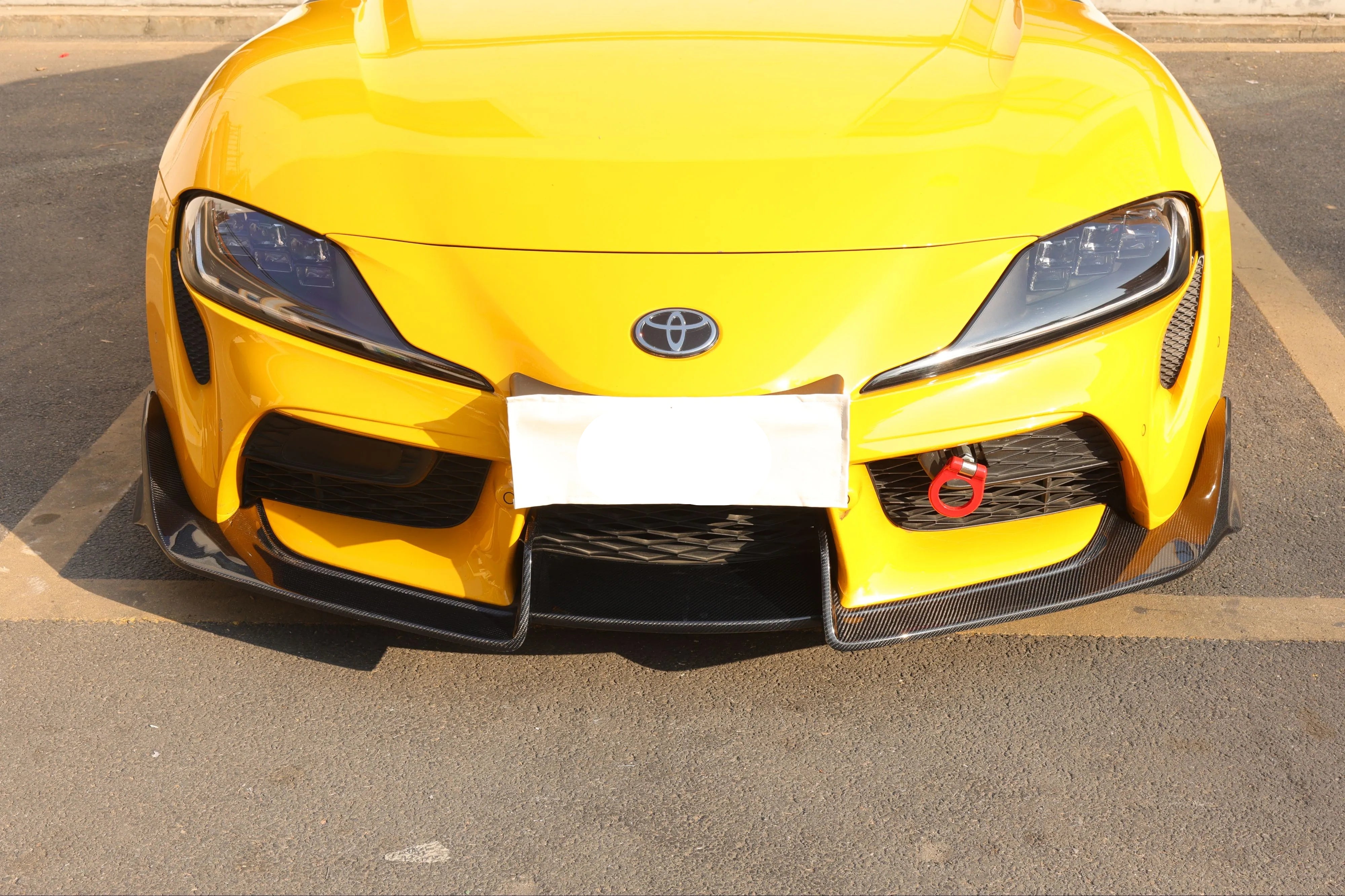 AD Style Carbon Fiber Front Lip - Toyota Supra A90 A91 Mk5