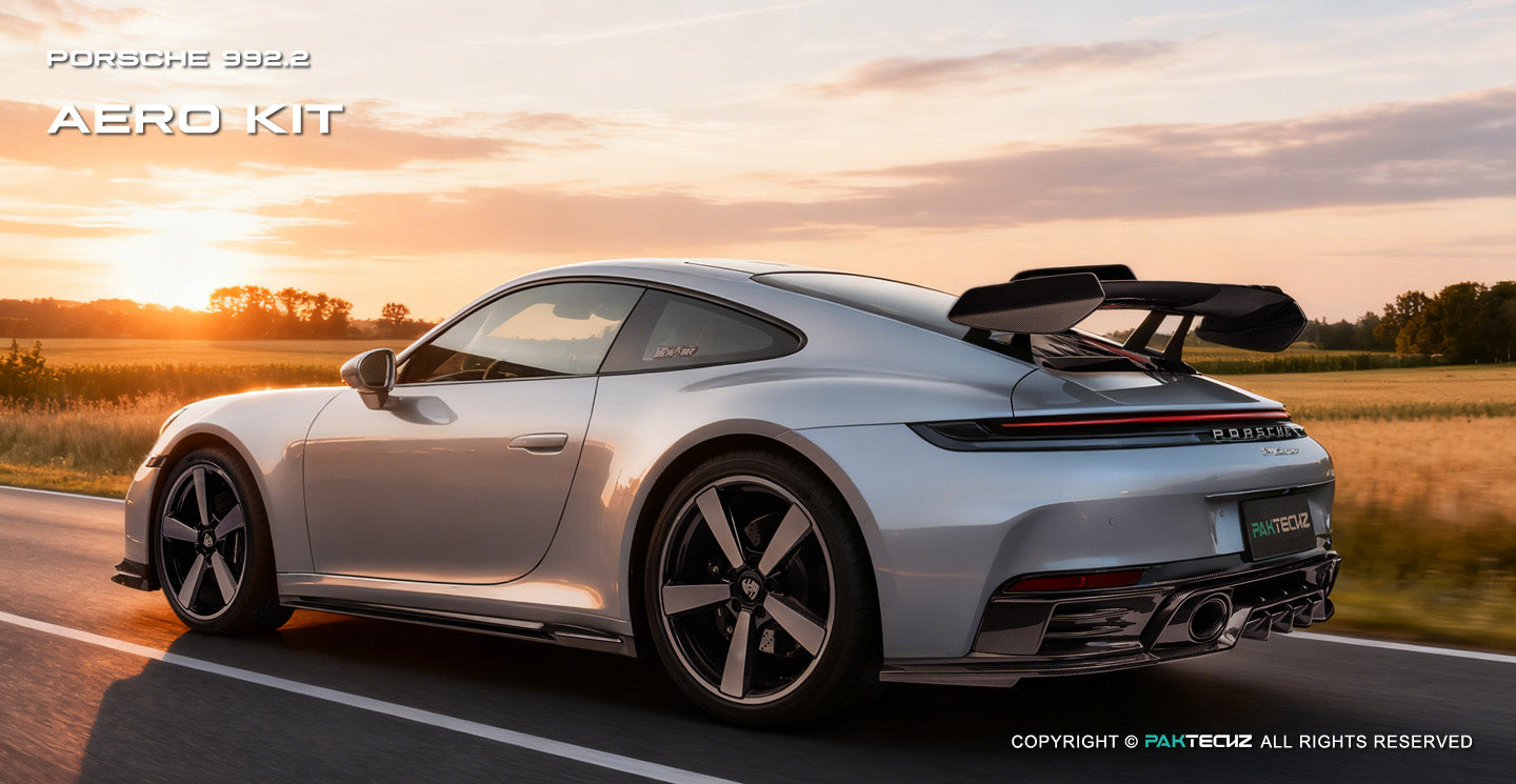 Full Dry Paktechz Carbon Fiber Aero Body Kit - Porsche 911 992.2