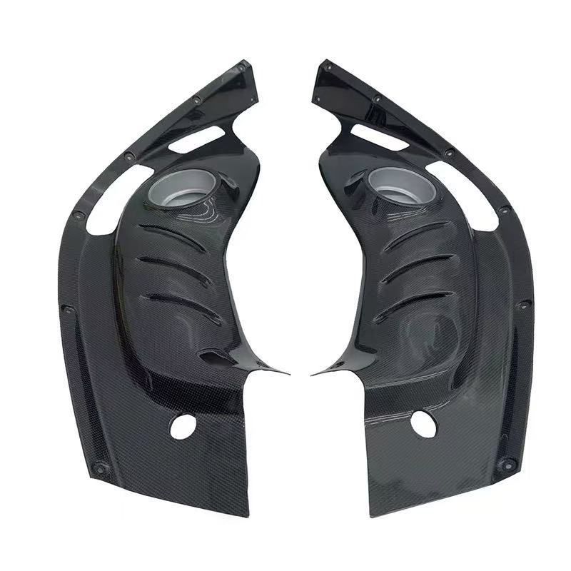 Dry Carbon Fiber Engine Bay Trim Kit Cover - Ferrari 296 GTB/GTS