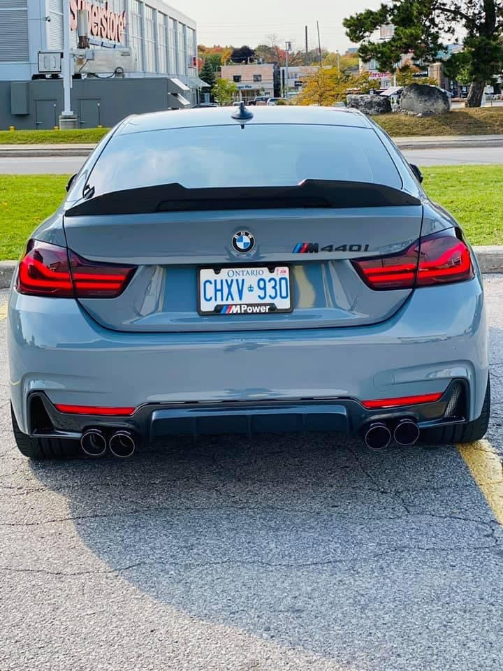 PSM Style High Kick Carbon Fiber Trunk Spoiler - BMW F32 / F33 / F36 4 Series