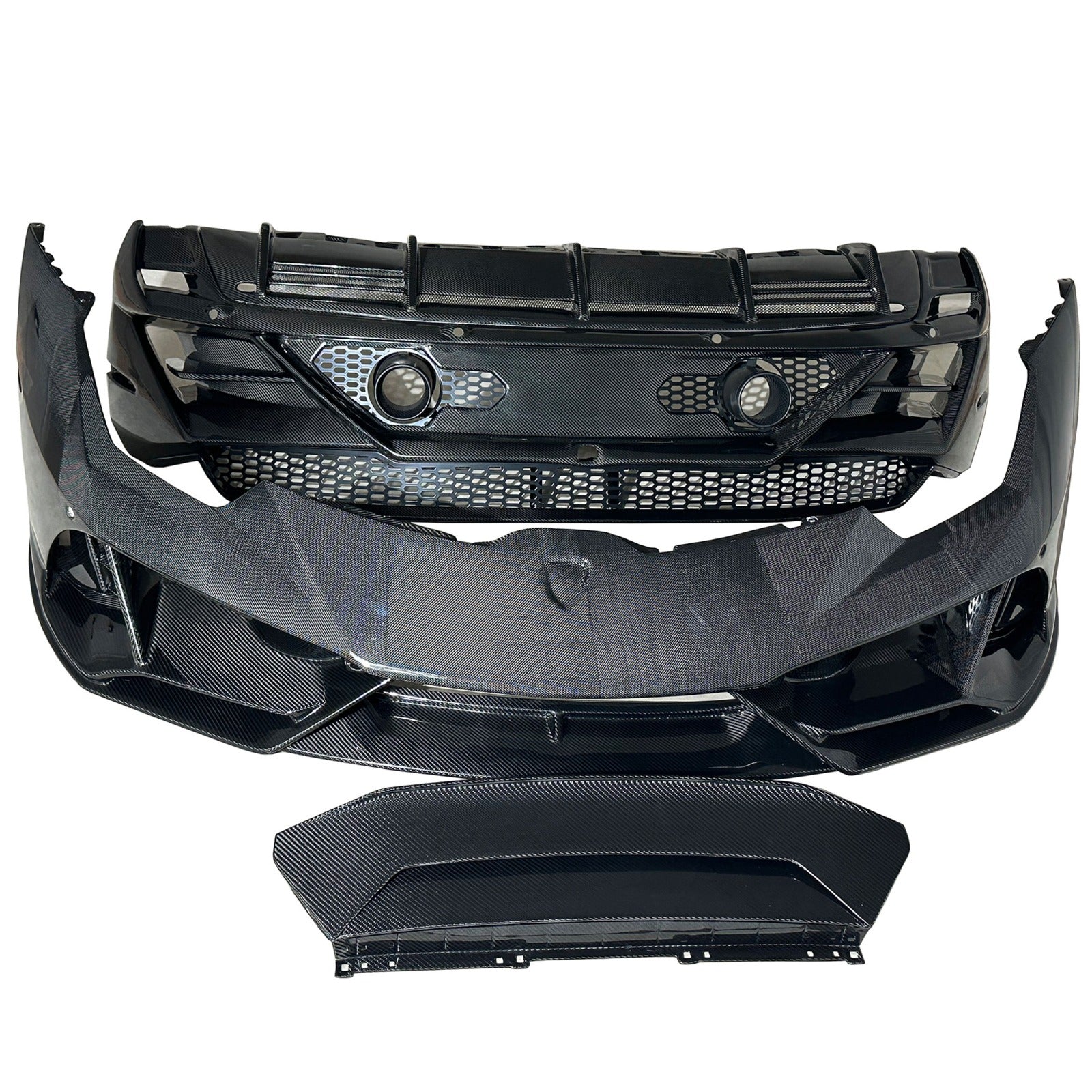 Carbon Fiber Evo Style Front and Rear Bumper Conversion kit - Lamborghini Huracan