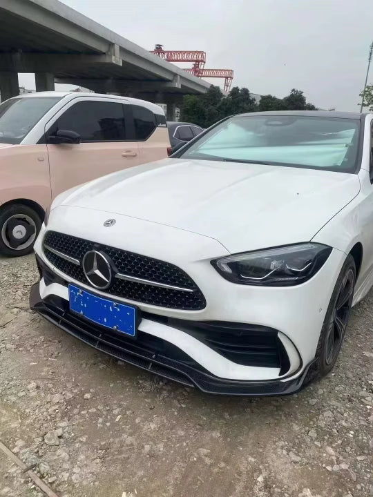 Carbon Fiber BRB Front Splitter Lip -  Mercedes Benz C Class W206 C63 C43