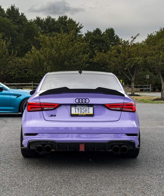 PSM Style High Kick Carbon Fiber Trunk Spoiler - Audi RS3 / S3 / A3 8V
