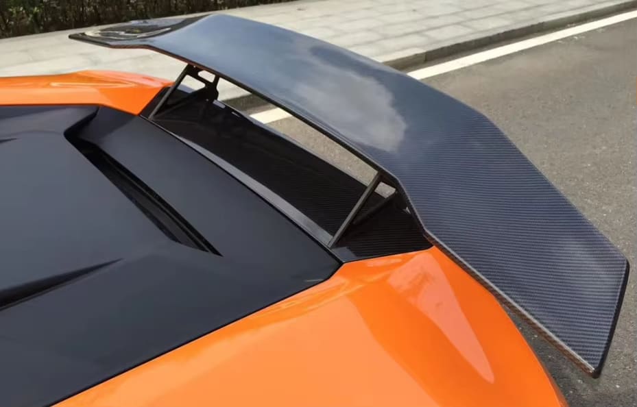 Carbon Fiber DMC Style Rear Wing w/ base -  Lamborghini Huracan LP580 LP610