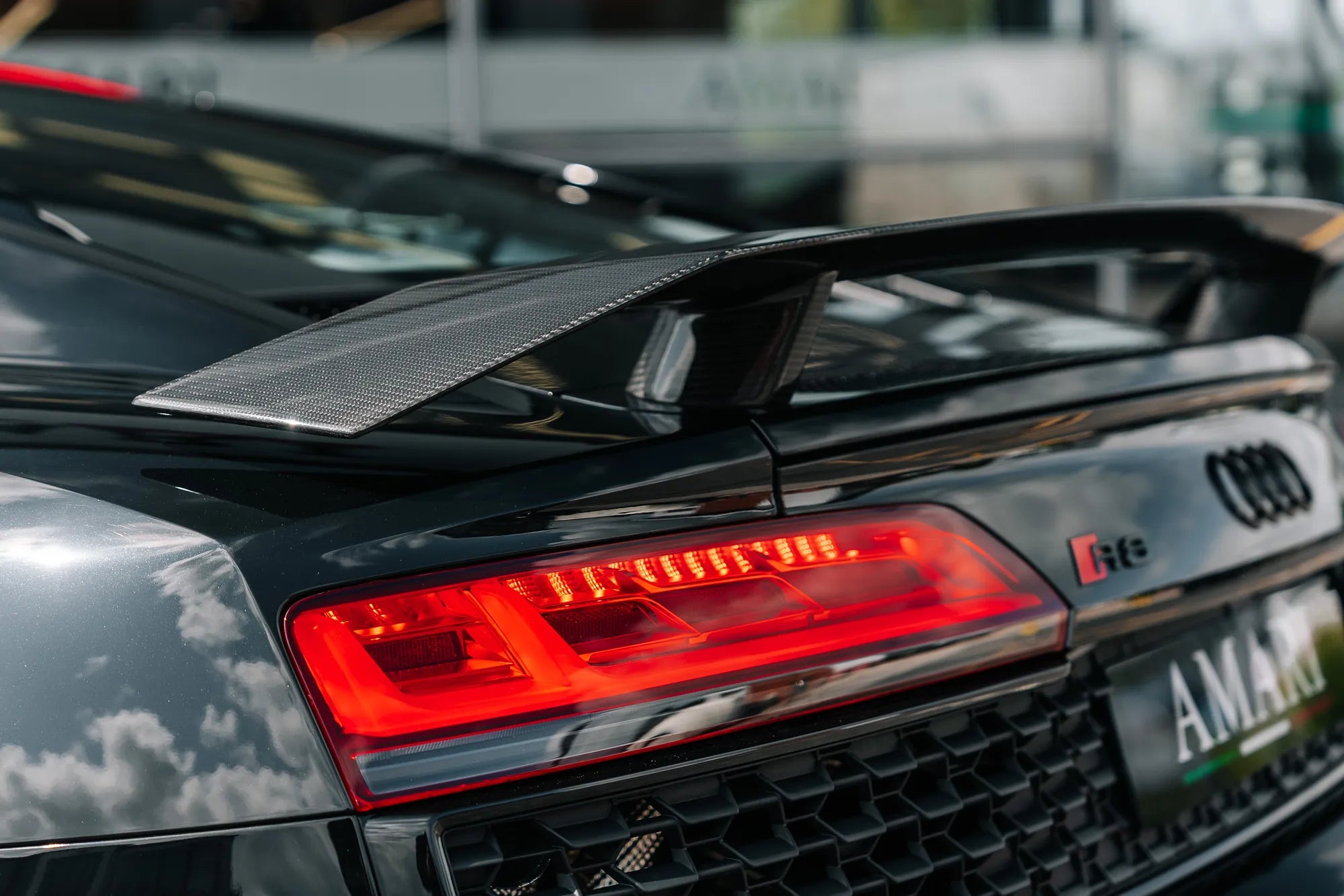 GT Style Dry Carbon Fiber Trunk Wing - Audi R8 gen 2