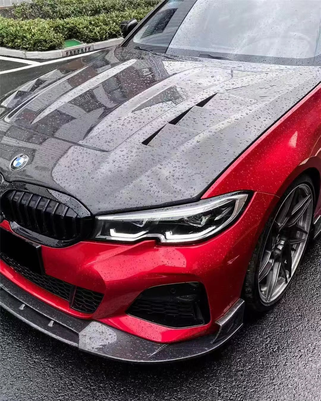 Carbon Fiber Vented Engine Hood Bonnet - BMW G20 3 Series