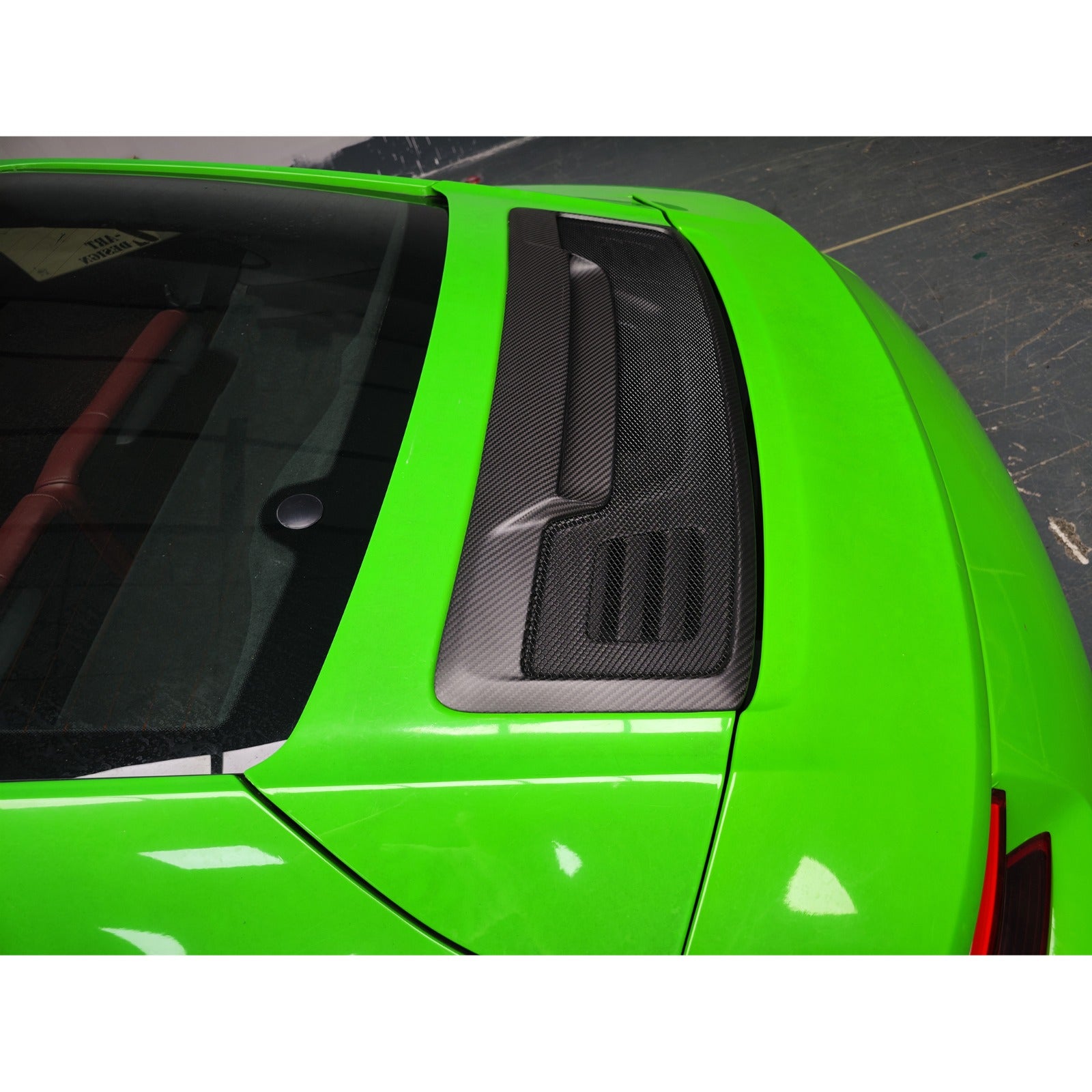 carbon fiber engine lid for Porsche 991.1