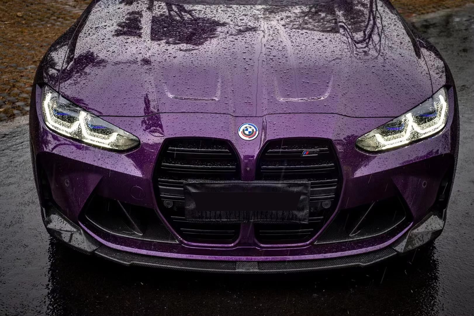 Prepreg Carbon fiber TCH Front Lip - 2021-2025 BMW M3/M4
