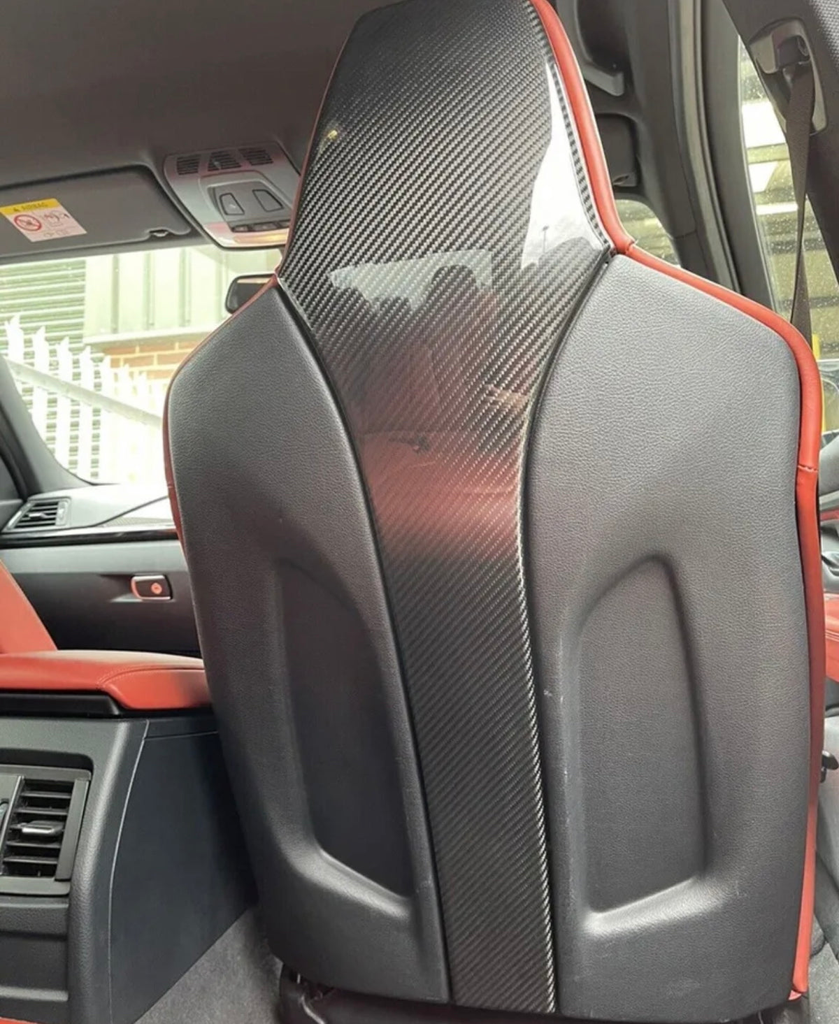 F83 Rear Leg Room Carbon Fiber Seat Back Set - BMW F80 M3 & F82 / F83 M4