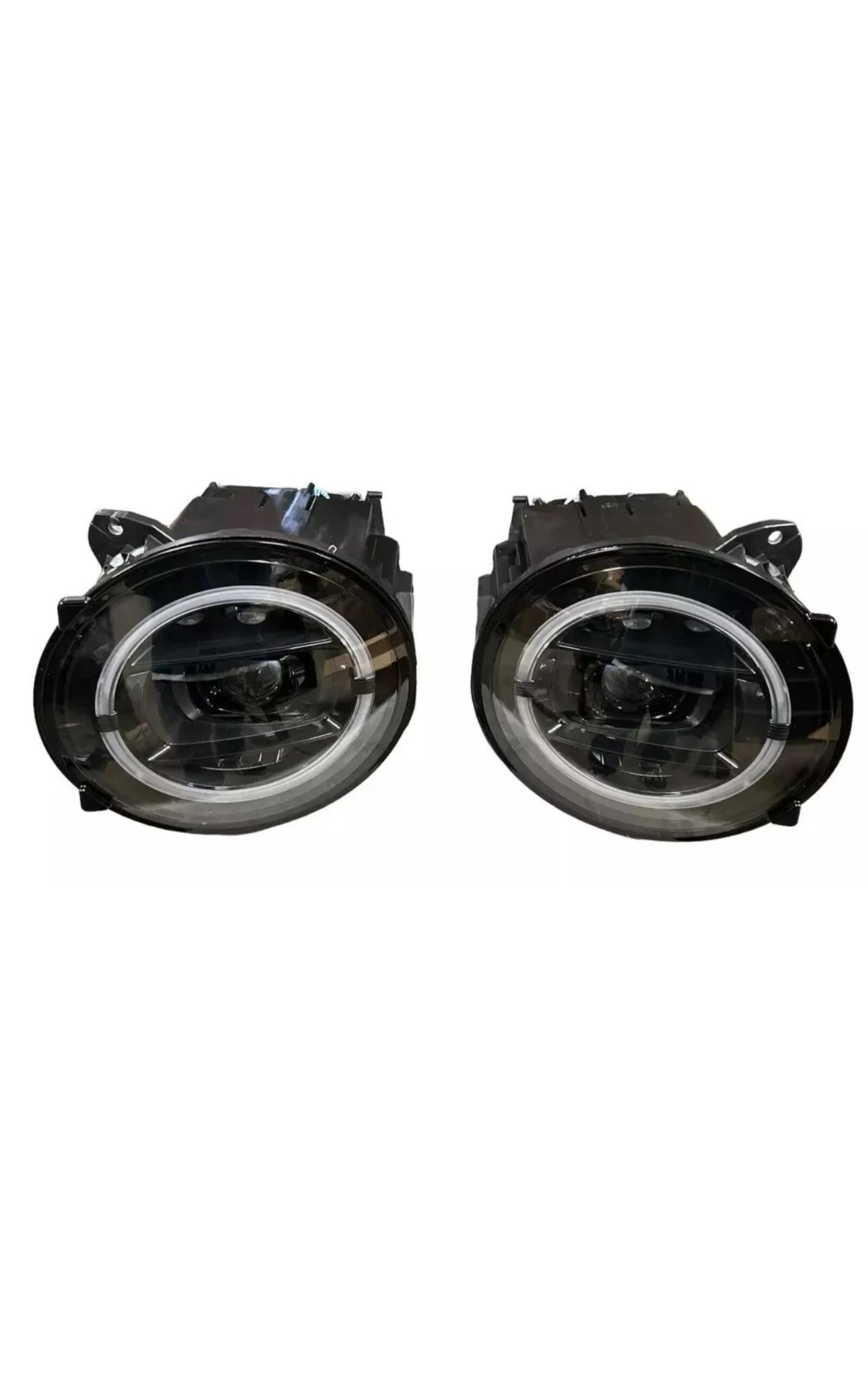 Replacement W464 OE Style Black Headlights For Mercedes-Benz G-Wagon 2019-2025