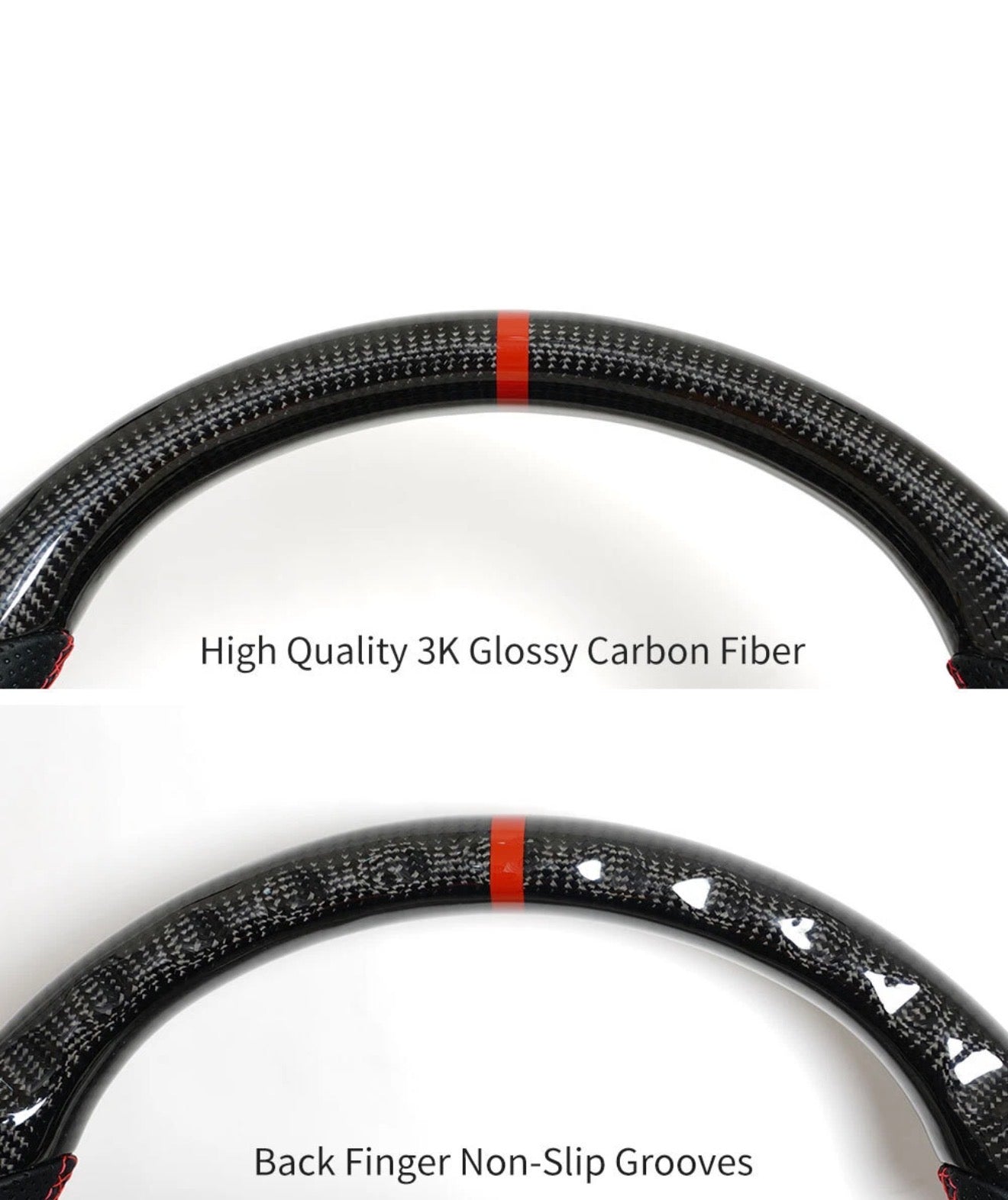 Carbon Fiber Steering Wheel For Ford F150 Raptor 2021-2025