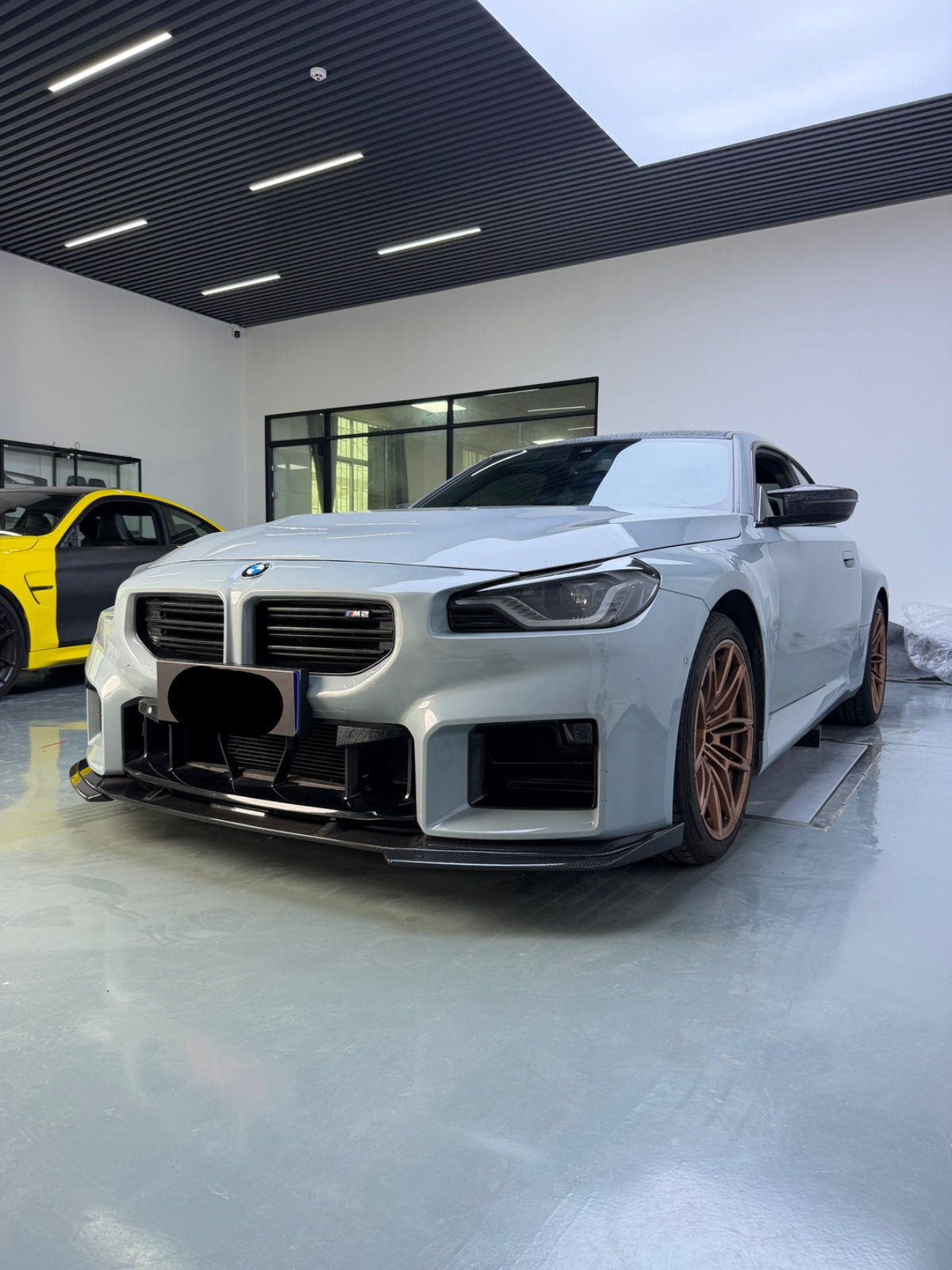 PrePreg Carbon fiber 3d Style Front Splitter Lip - BMW G87 M2