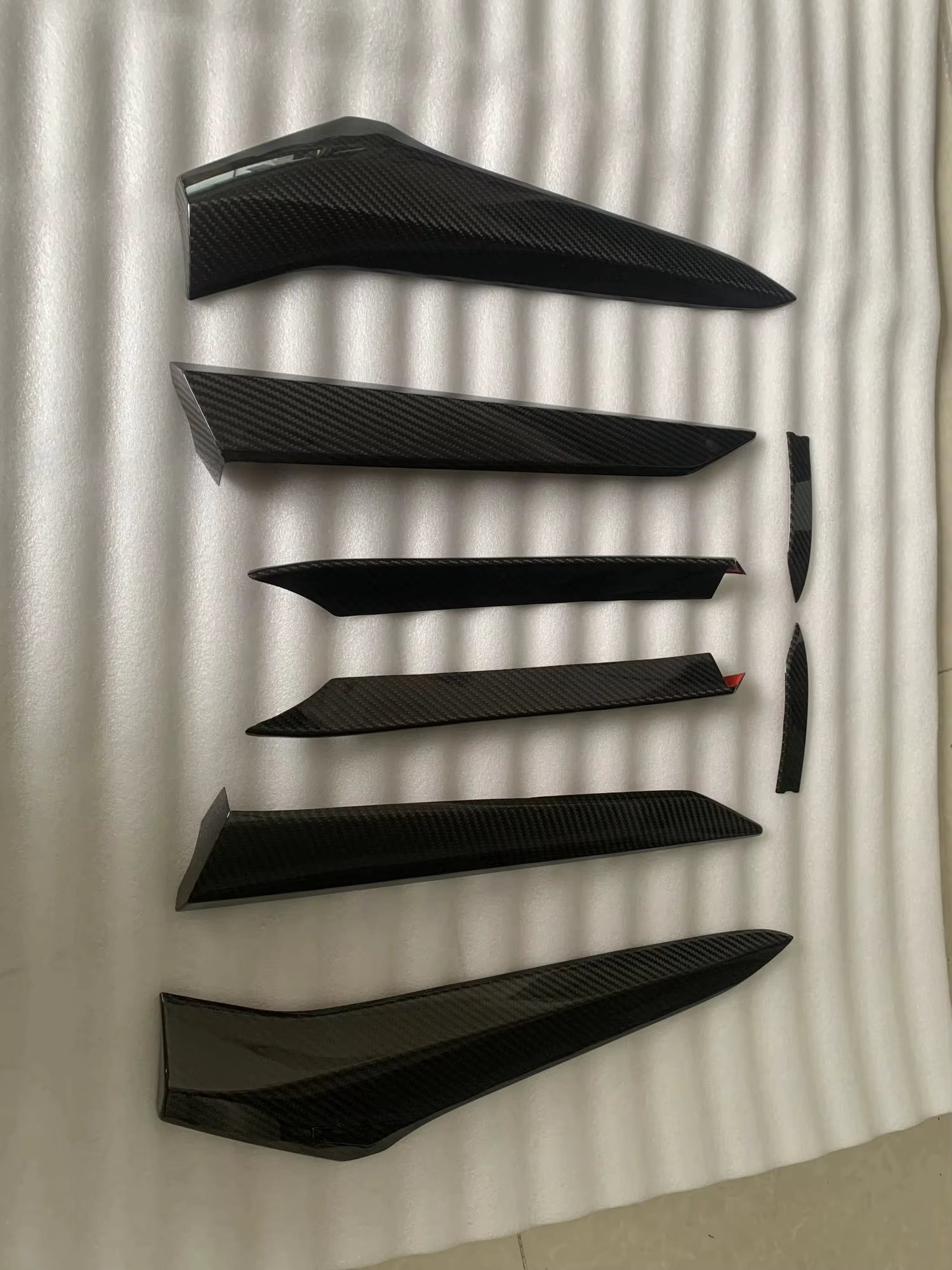 Full Carbon Fiber Side Vent Door Garnish Trim - 2023-27 Corvette C8 Z06 E-Ray