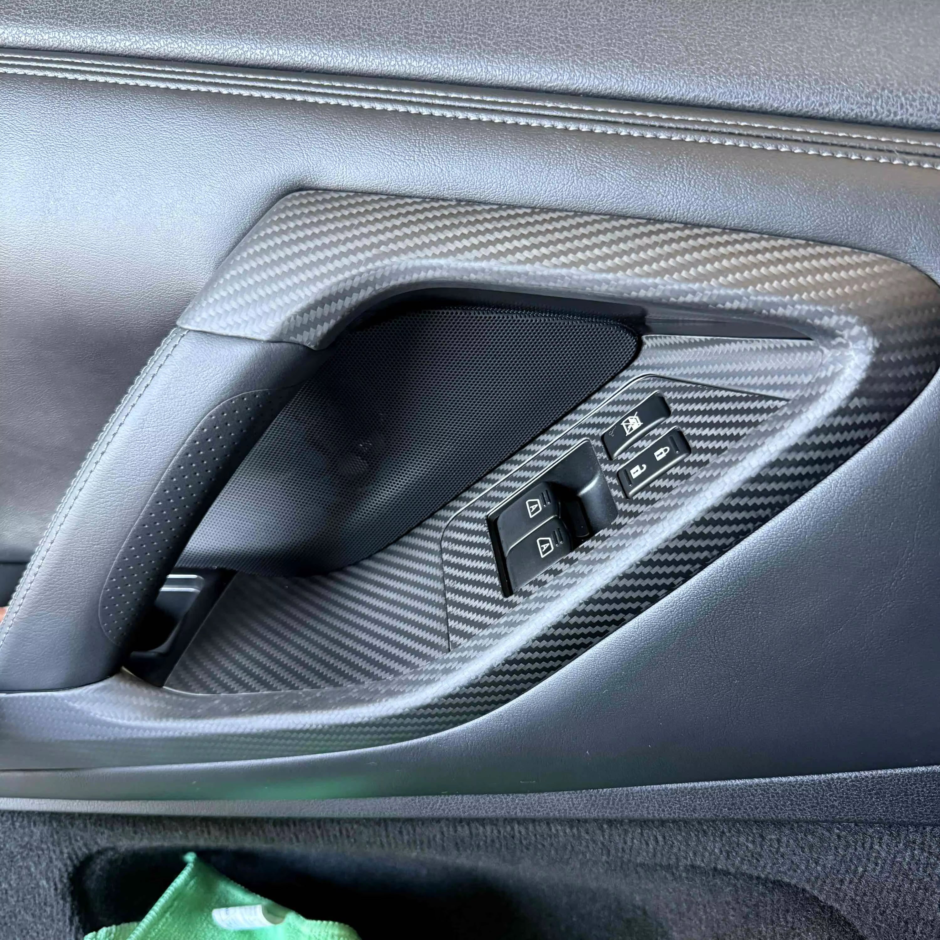 Carbon Fiber Interior Door Handle Trim Cover - Nissan GTR R35 2008-2016