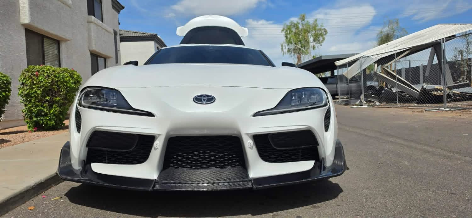 Carbon Fiber CTM V2 Front Splitter Lip - 2020-26 Toyota Supra A90 A91 MK5