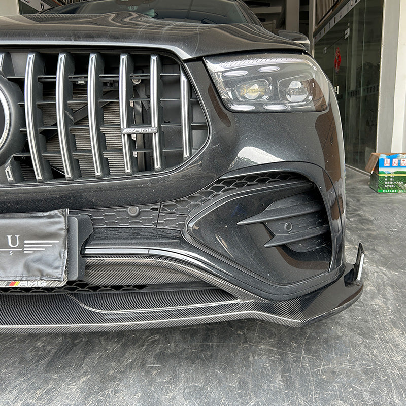 BRS Style Carbon Fiber Front Lip -  2024 Mercedes-Benz GLE53 GLE450 GLE63 GLE