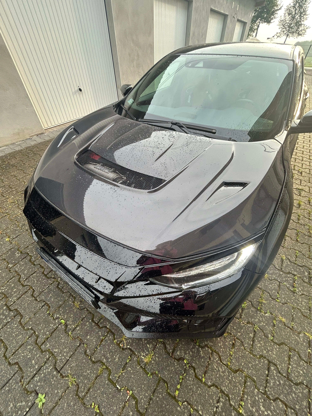 VS Style Carbon Fiber Engine Hood - FK8 Honda Civic SI Type R 10th Gen