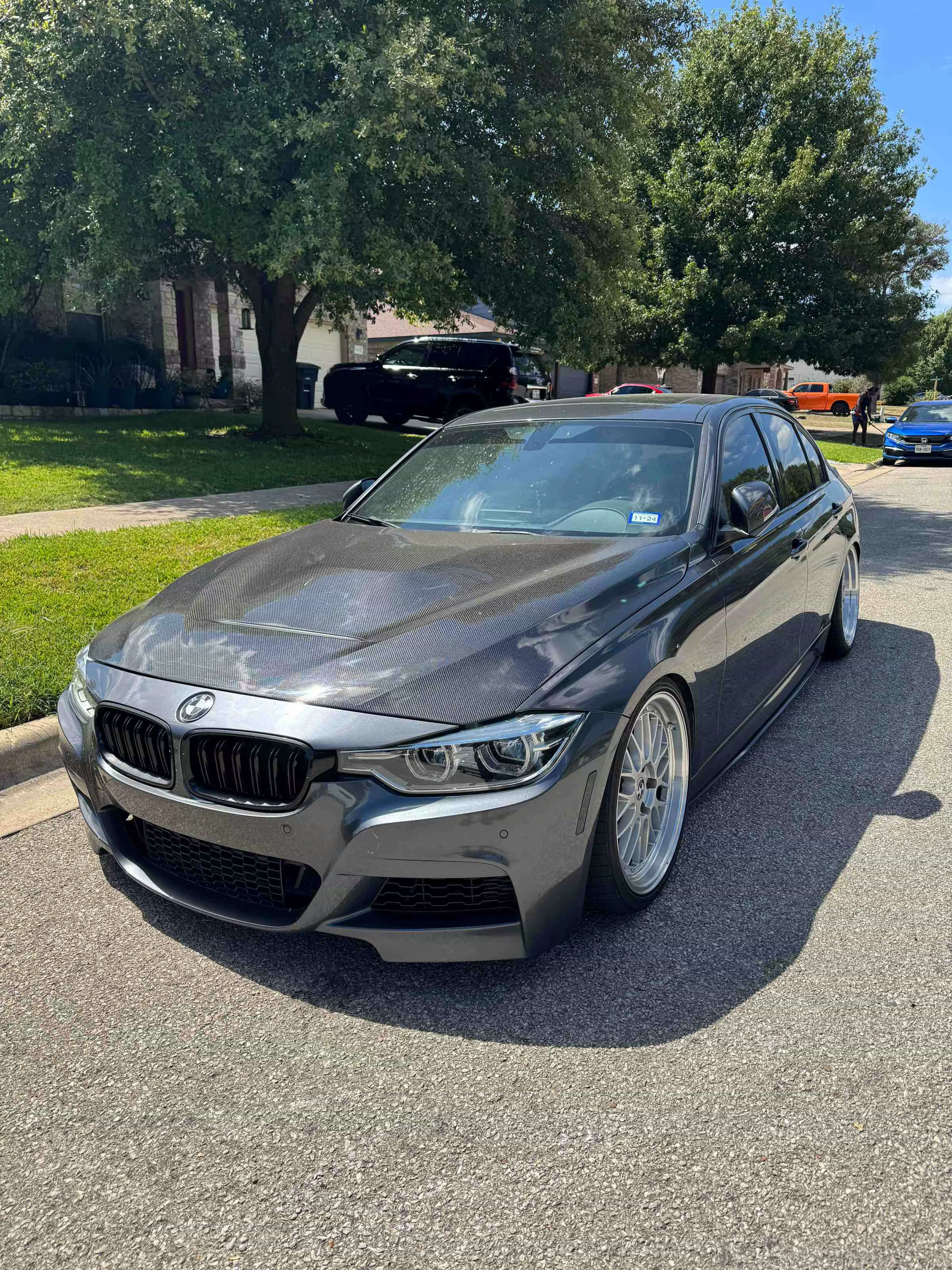 GTS Style Carbon Fiber Front Hood - BMW F30 3 Series & F32 / F33 / F36 4 Series