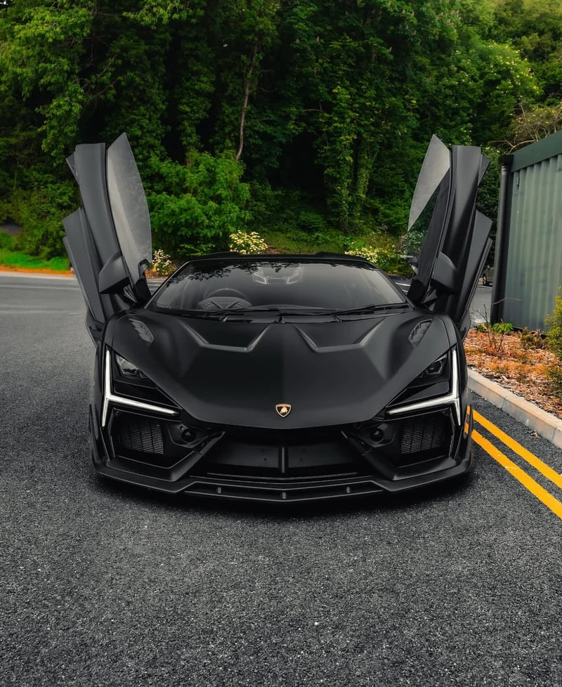 Carbon Fiber Dk Style Front Hood Bonnet Cover - Lamborghini Revuelto