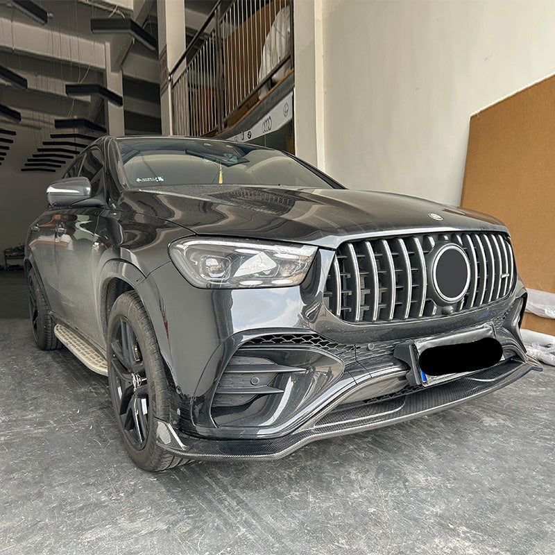 BRS Style Carbon Fiber Front Lip -  2024 Mercedes-Benz GLE53 GLE450 GLE63 GLE