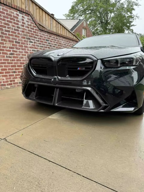 Prepreg OEM Style Carbon Fiber Front Bumper Vent Center Trim - BMW M5 G90 G99