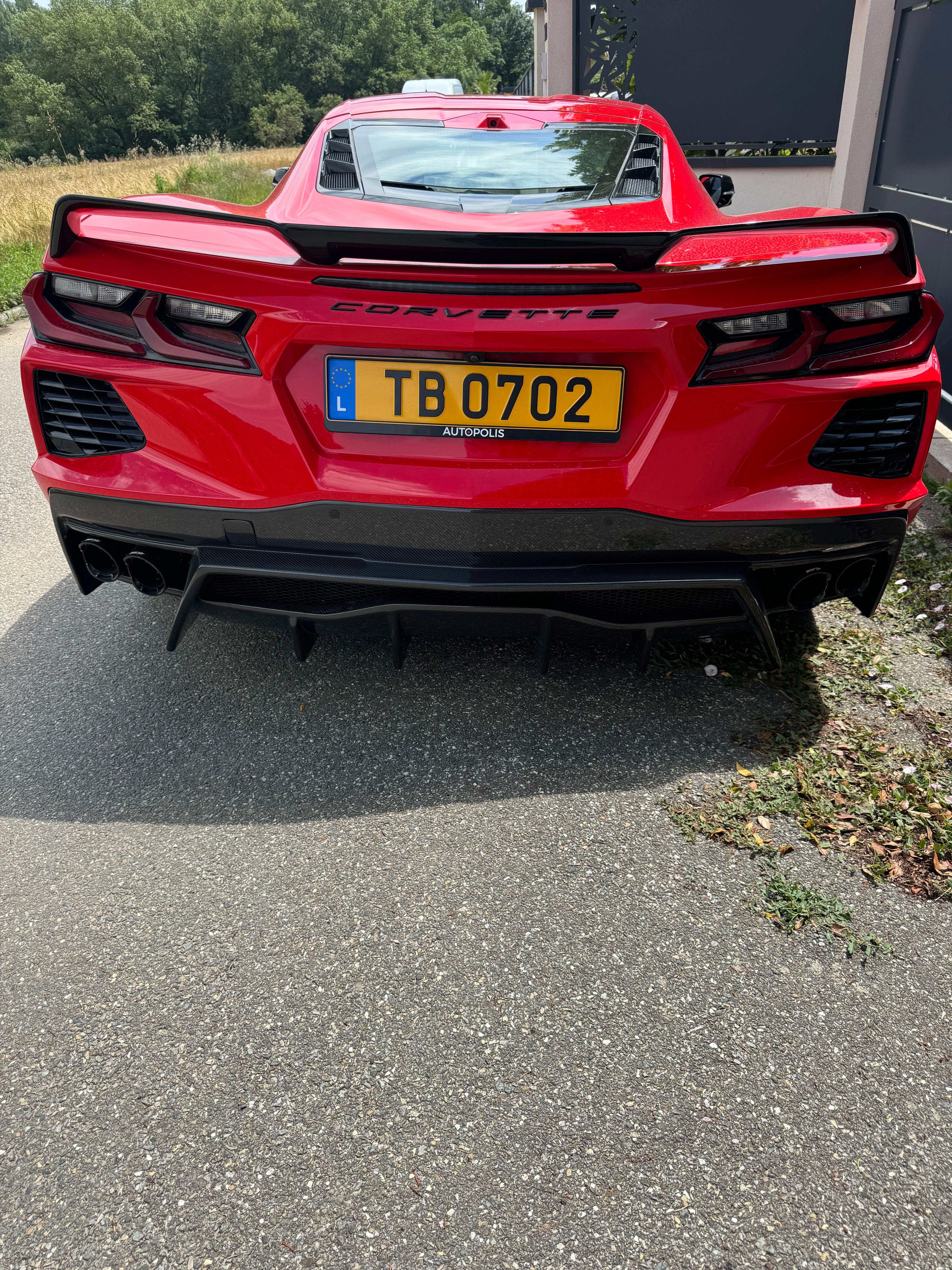Dry Carbon Fiber Diffuser V3 - Corvette C8