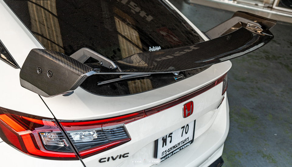 Prepreg Carbon Fiber Ad Style Wing - Honda Civic FL5 Type R