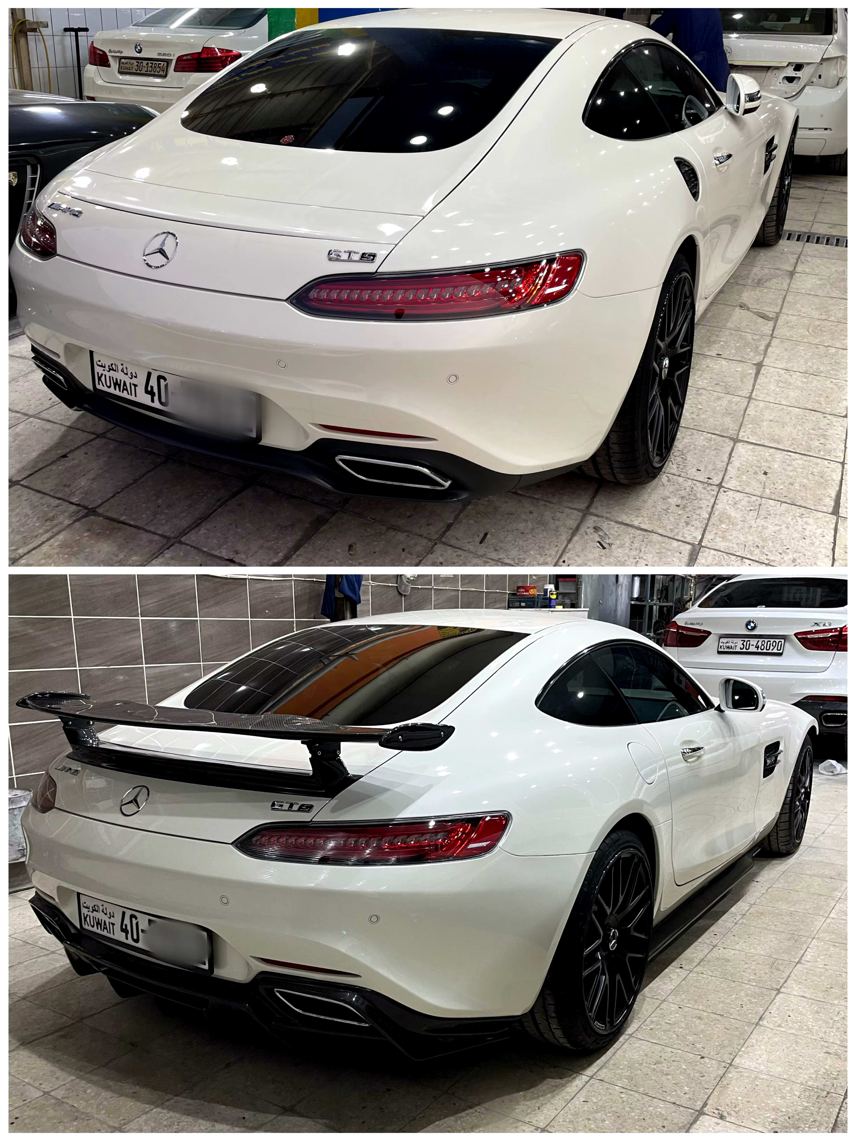 Carbon Fiber GTR Wing W/ Base Panel - Mercedes AMG GT/GTS/GTC/GTR