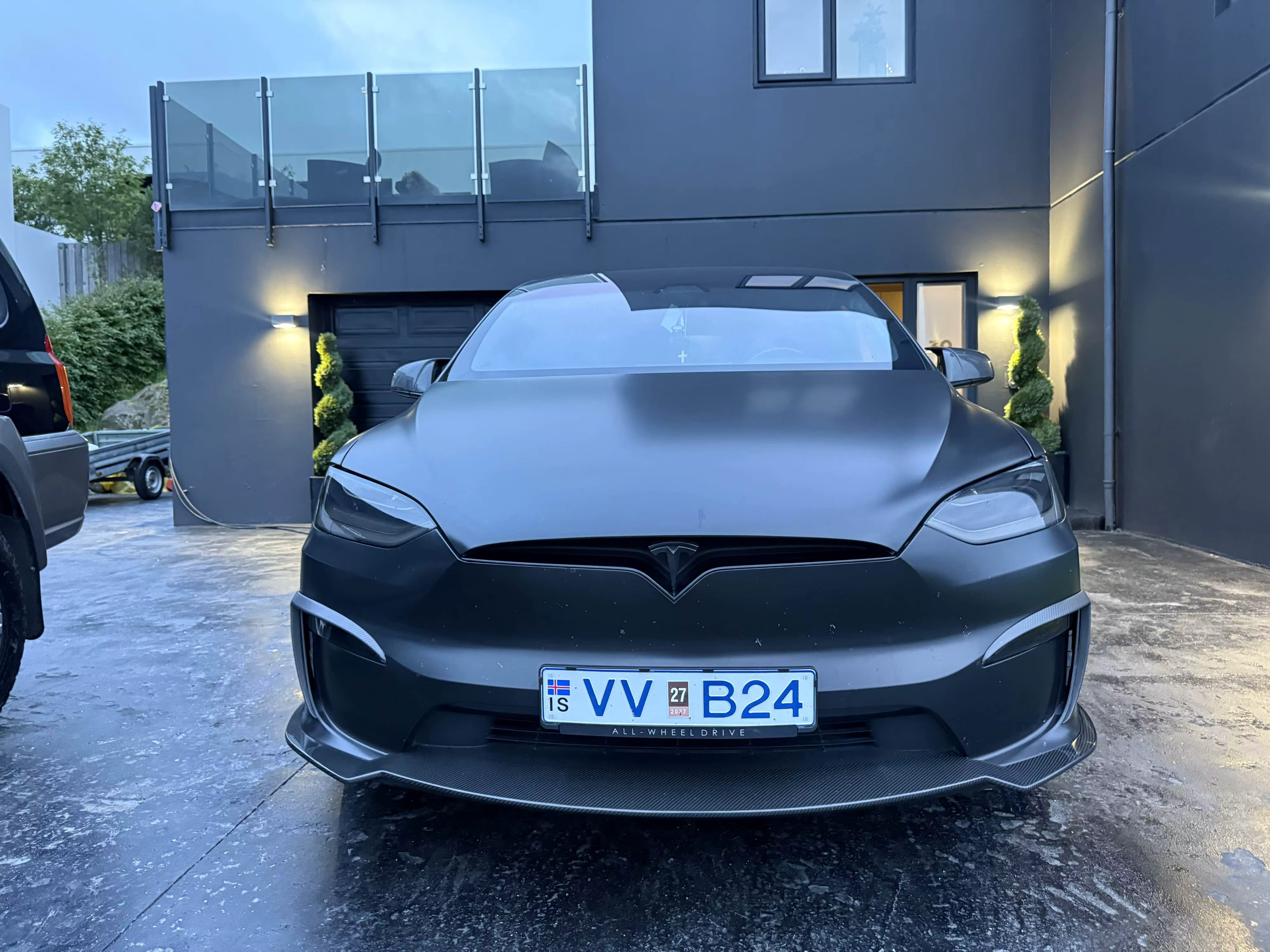 Carbon Fiber Front Lip - Tesla Model X