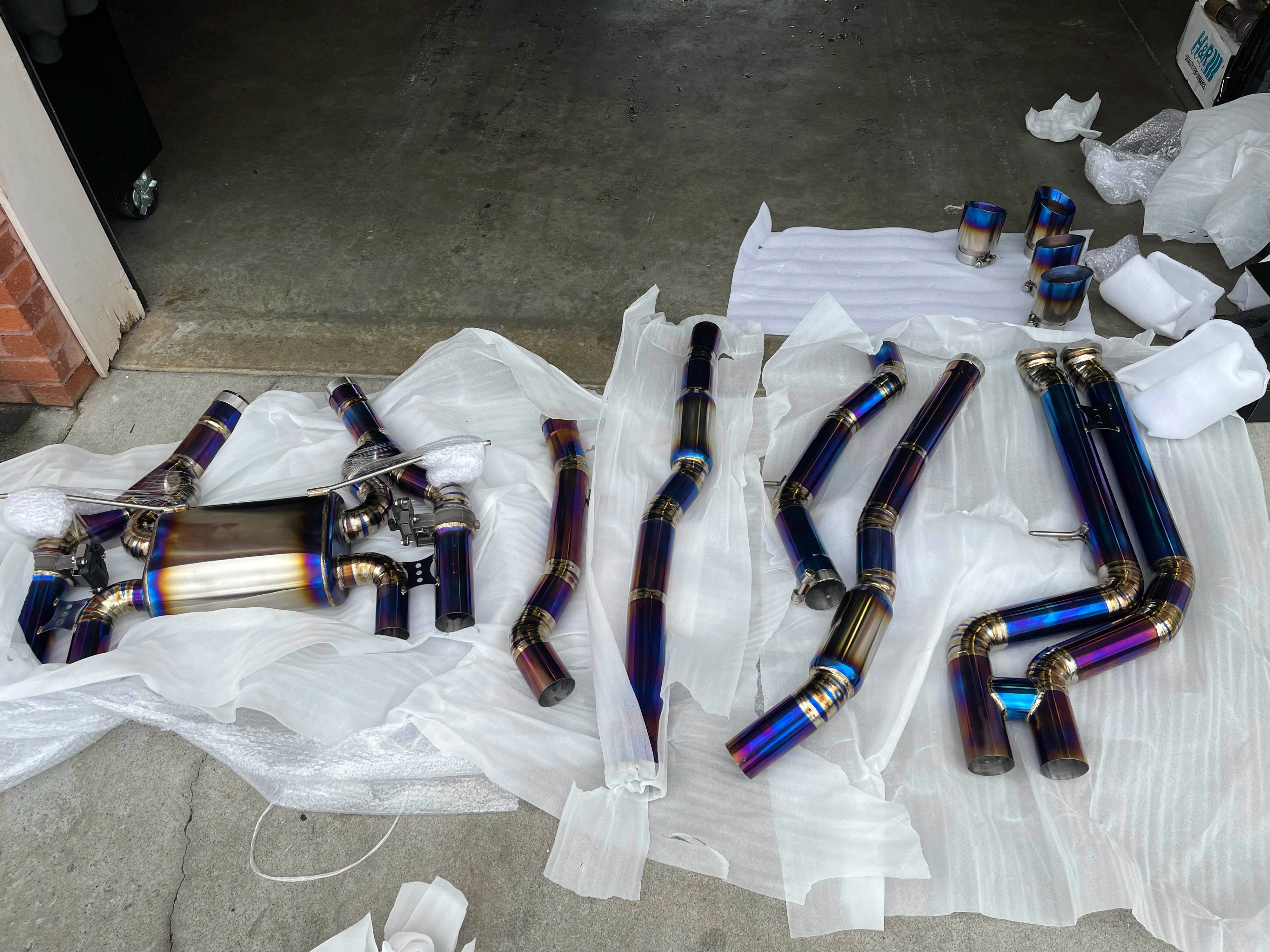 Titanium Valved Exhaust for S55 - BMW F80/82 M3 M4
