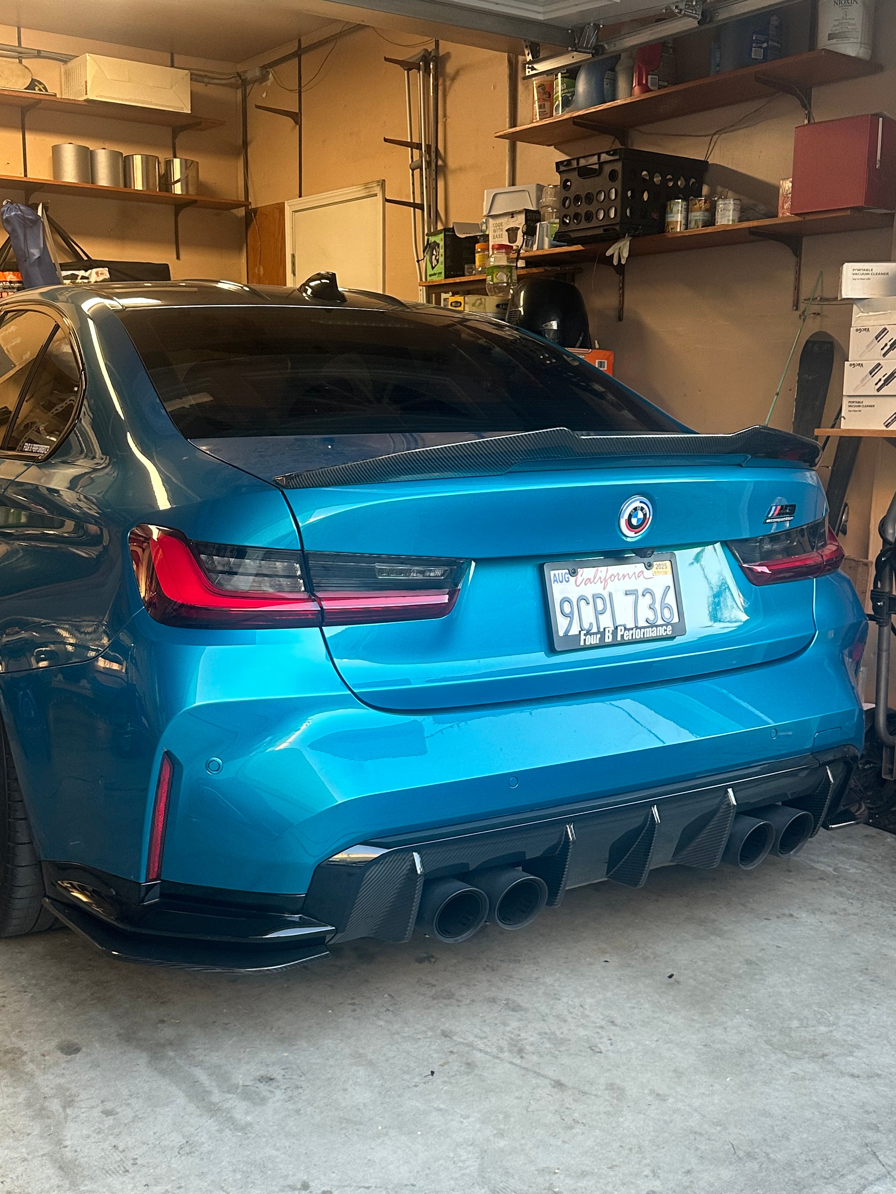Dry Carbon Fiber Rear bumper Canard Extension - BMW G80 & G81 M3 / G82 & G83
