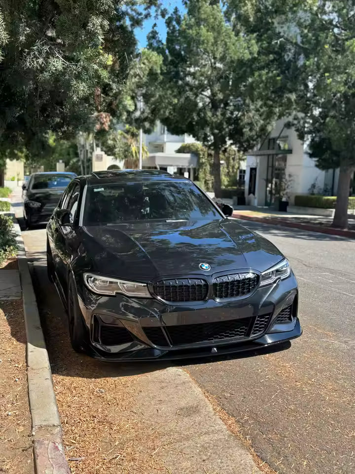 Ac Style Gloss Black Front Splitter Lip - G20 3 Series M Sport