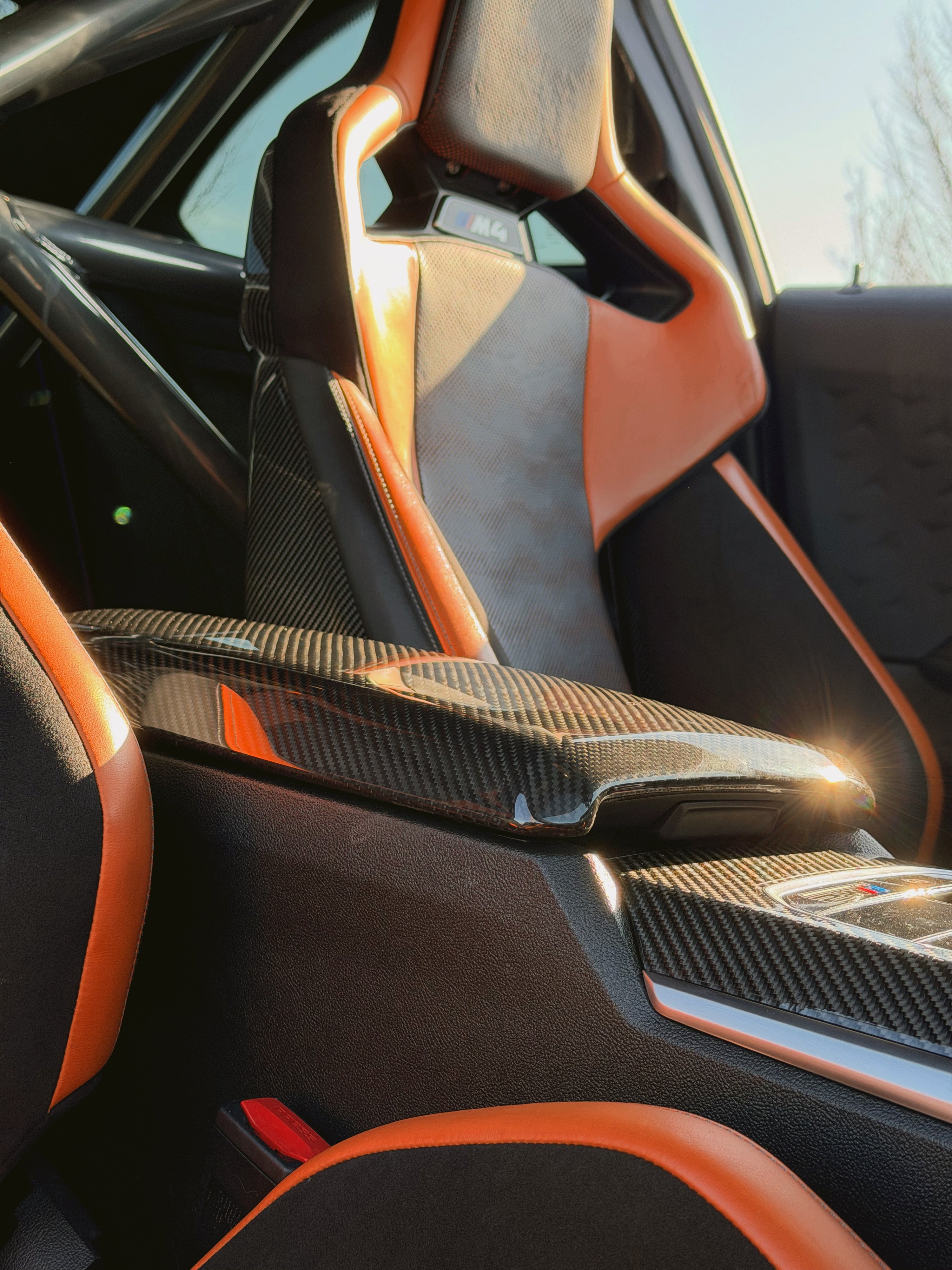 Carbon Fiber Center armrest Console - BMW G80 M3 G82 M4 G87 M2