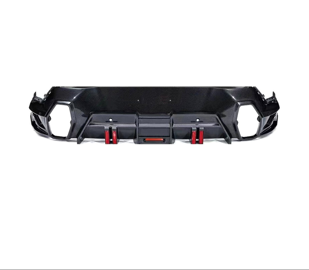 Carbon Fiber LD Style Rear Diffuser - BMW XM G09