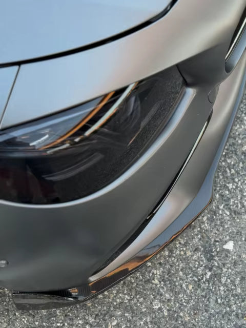 Carbon Fiber BRBS Style Front Splitter lip -  Mercedes Benz W213 E Cclass E63 E43 E400 Sport 2016-2020 W213