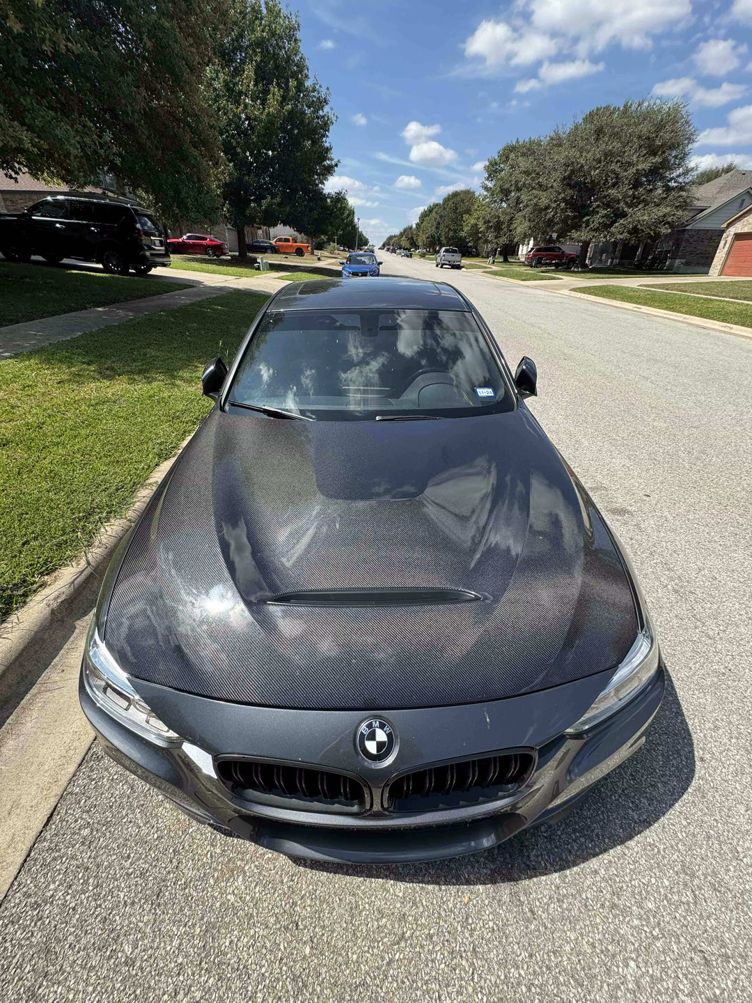 GTS Style Carbon Fiber Front Hood - BMW F30 3 Series & F32 / F33 / F36 4 Series