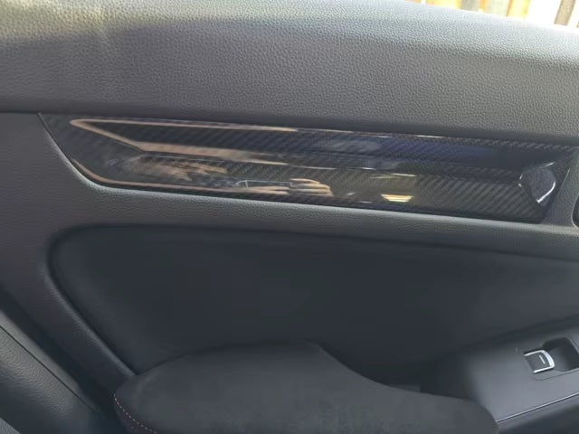 Carbon Fiber Interior Door Panel Trim - Honda Civic Type R FL5